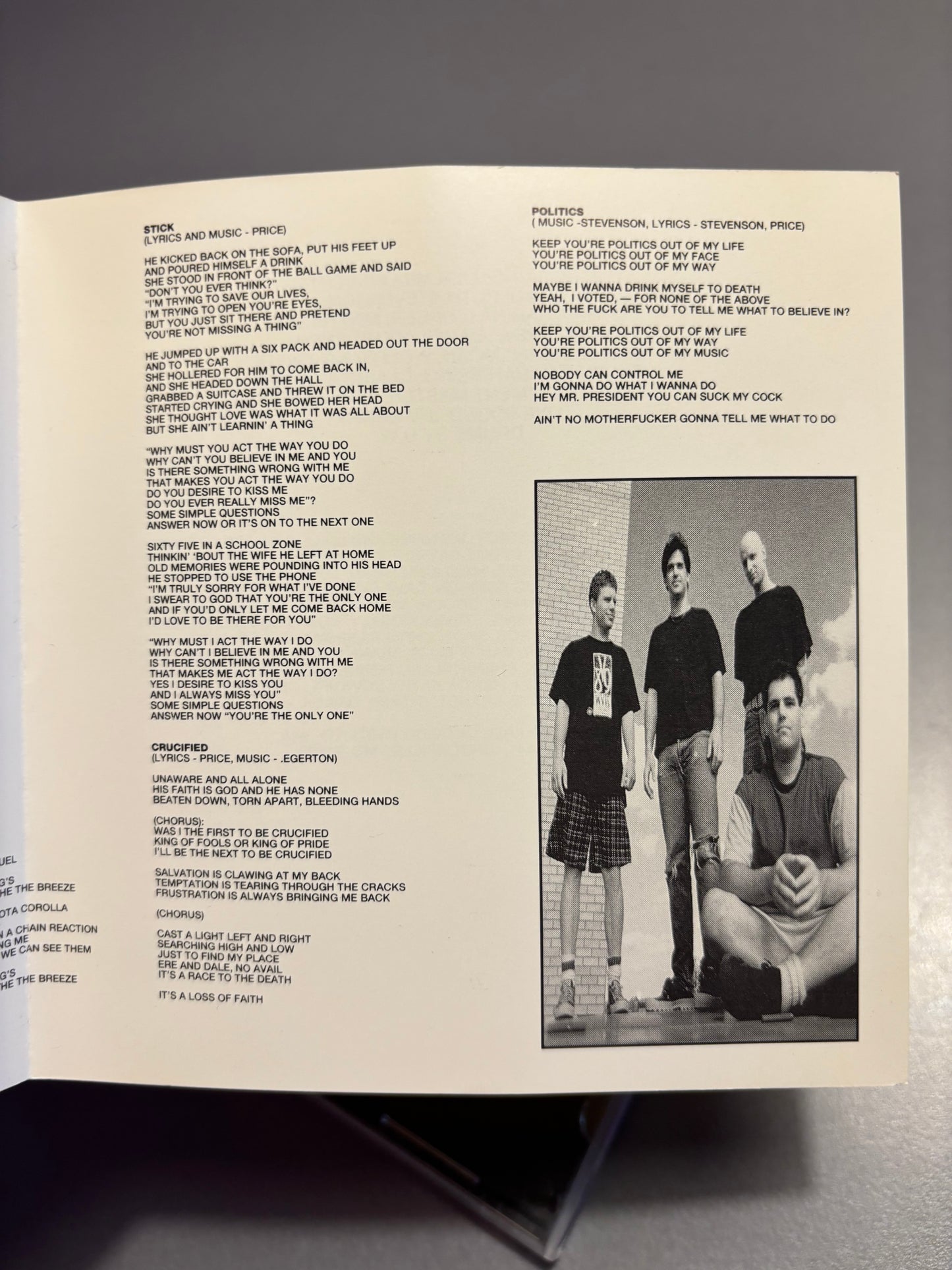 ALL: Breaking Things, CD, 1st pressing, CRUZ Records, US 1993