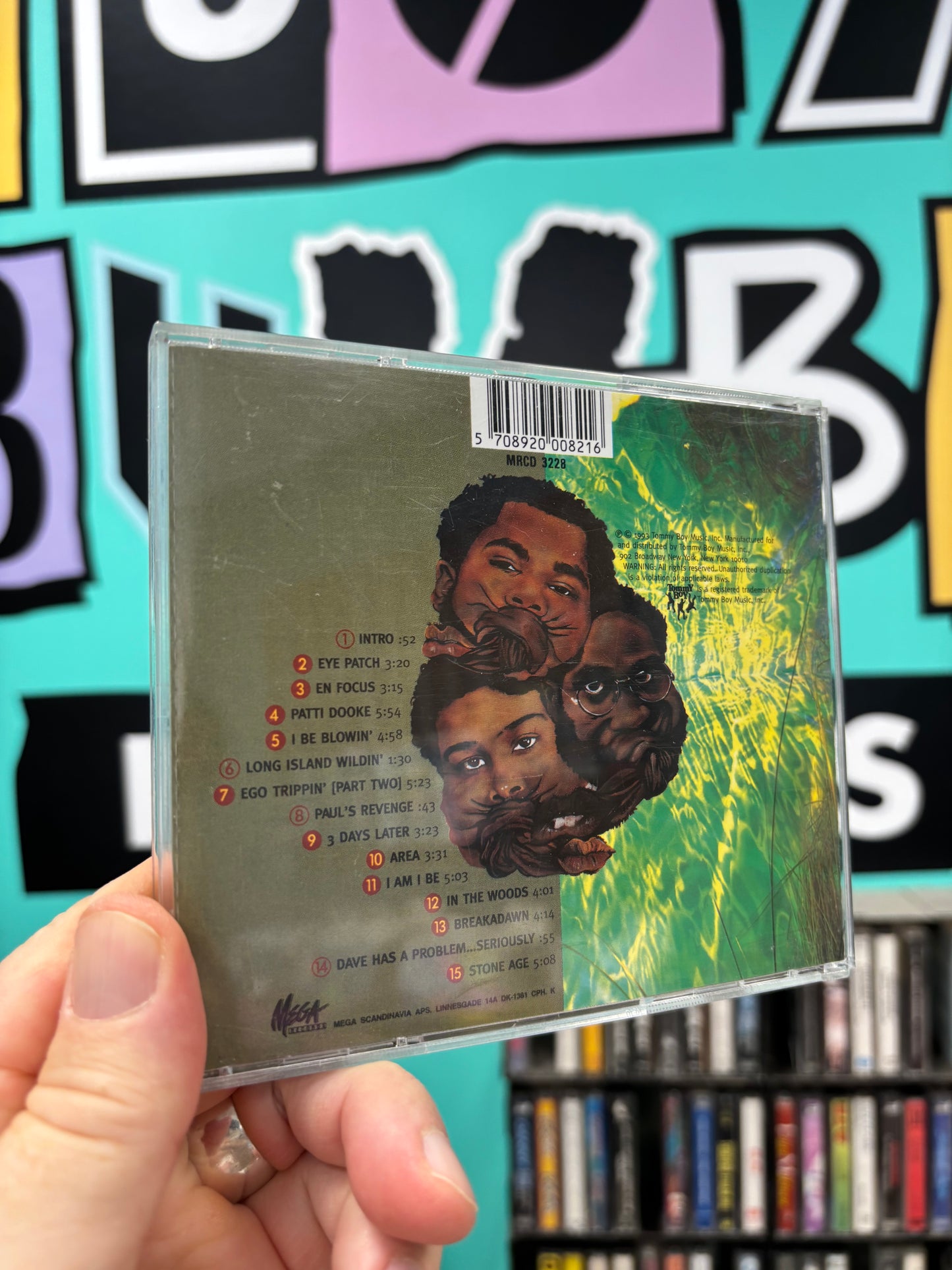 De La Soul: Buhloone Mindstate, CD, Mega Records, Scandinavia 1993