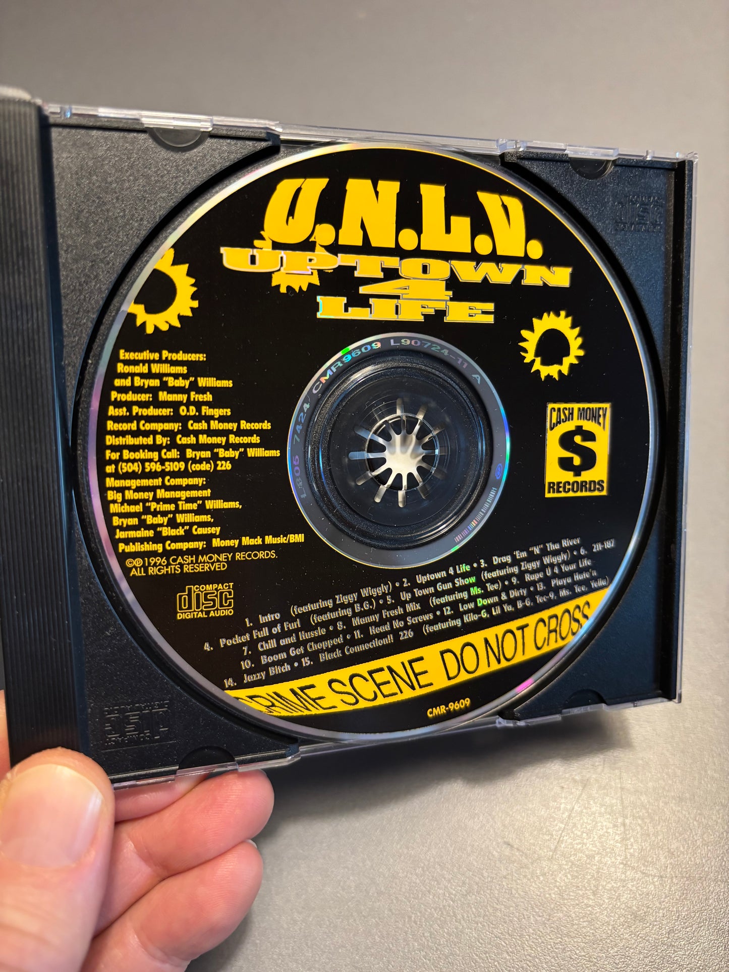U.N.L.V. : Uptown 4 Life, CD, 2nd pressing, Cash Money Records, US 1998