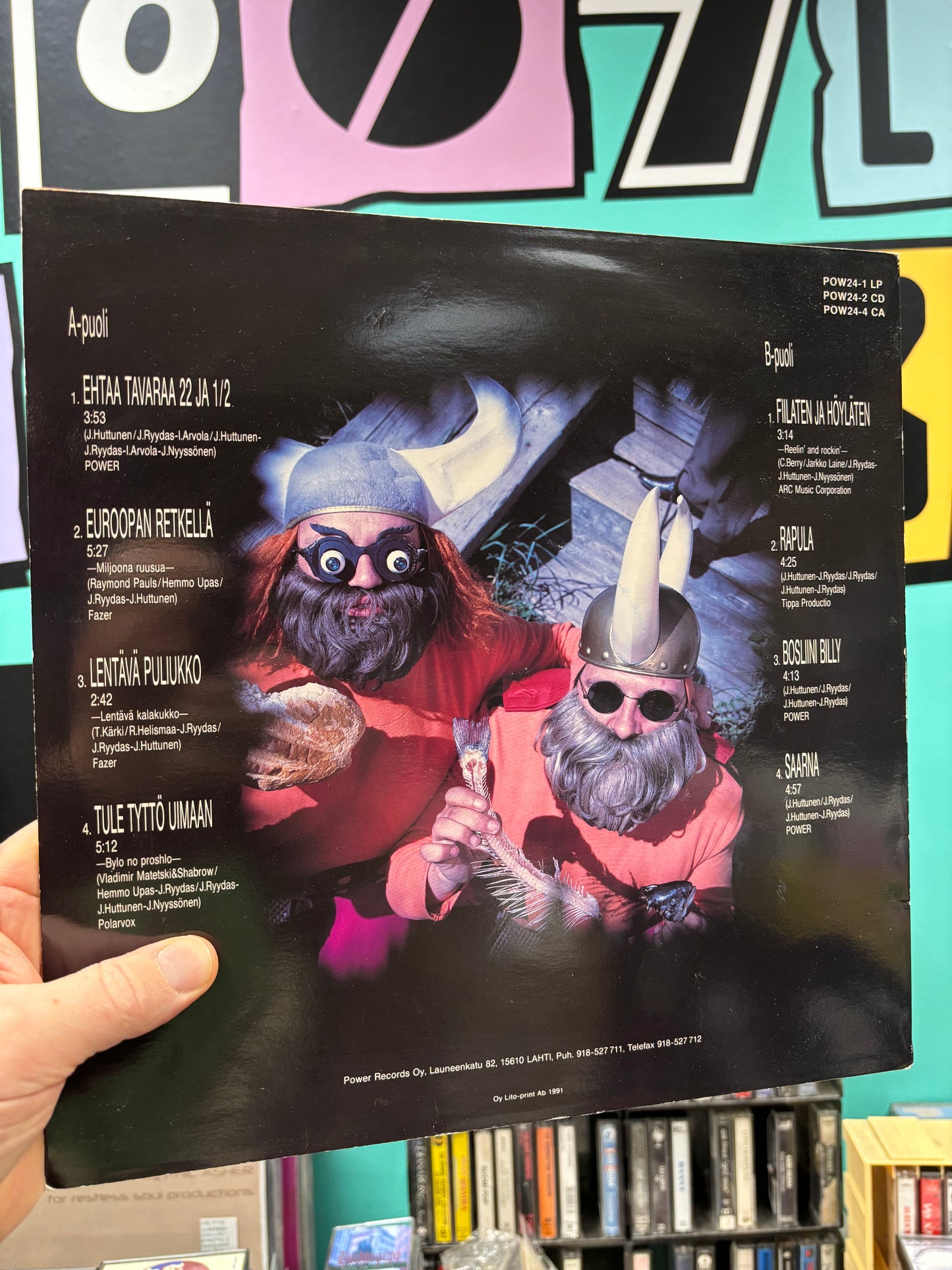 Bat & Ryyd: Niin Kallis On Maa…, LP, Only vinyl pressing, Power, Finland 1991