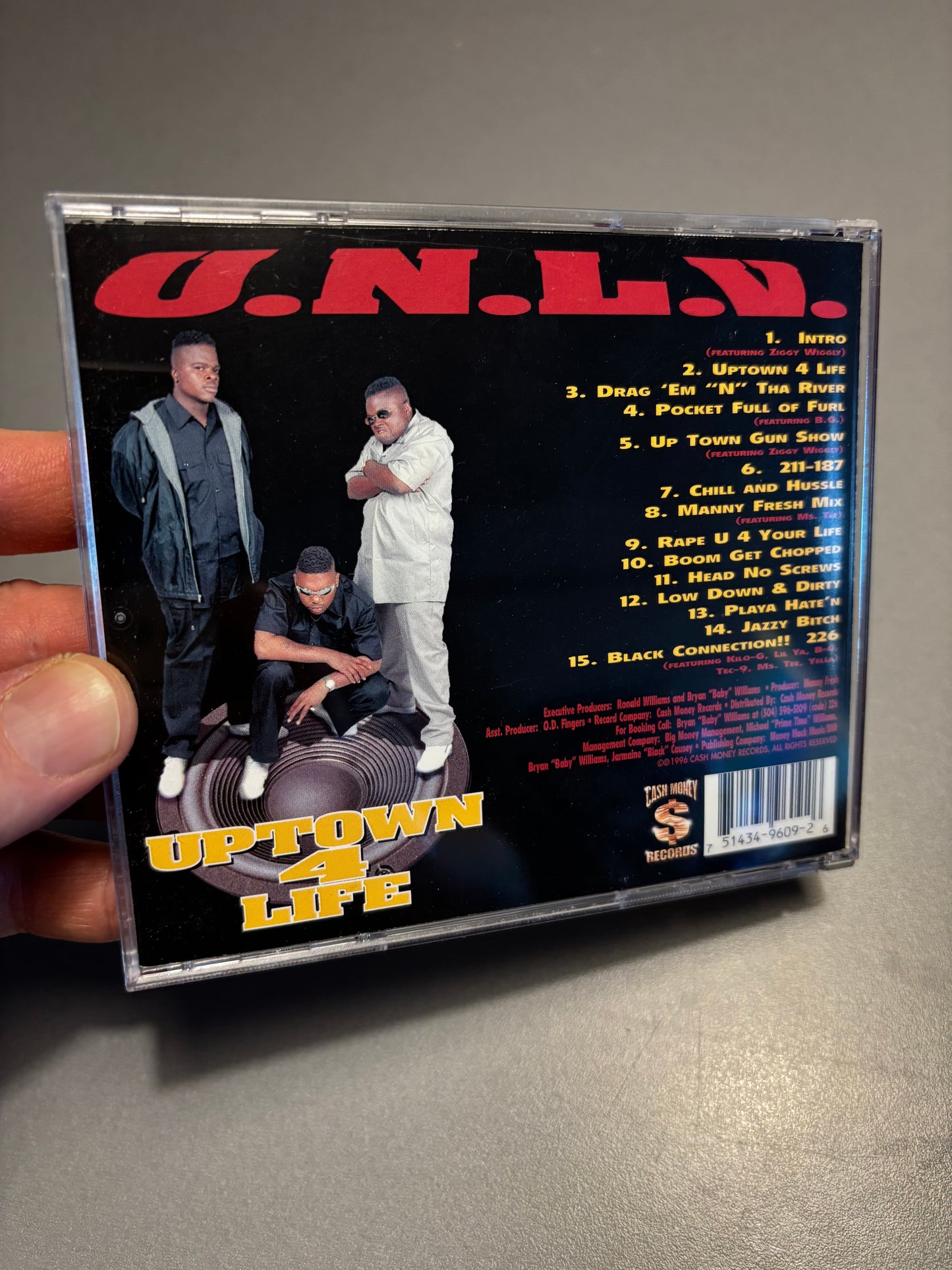 U.N.L.V. : Uptown 4 Life, CD, 2nd pressing, Cash Money Records, US 1998