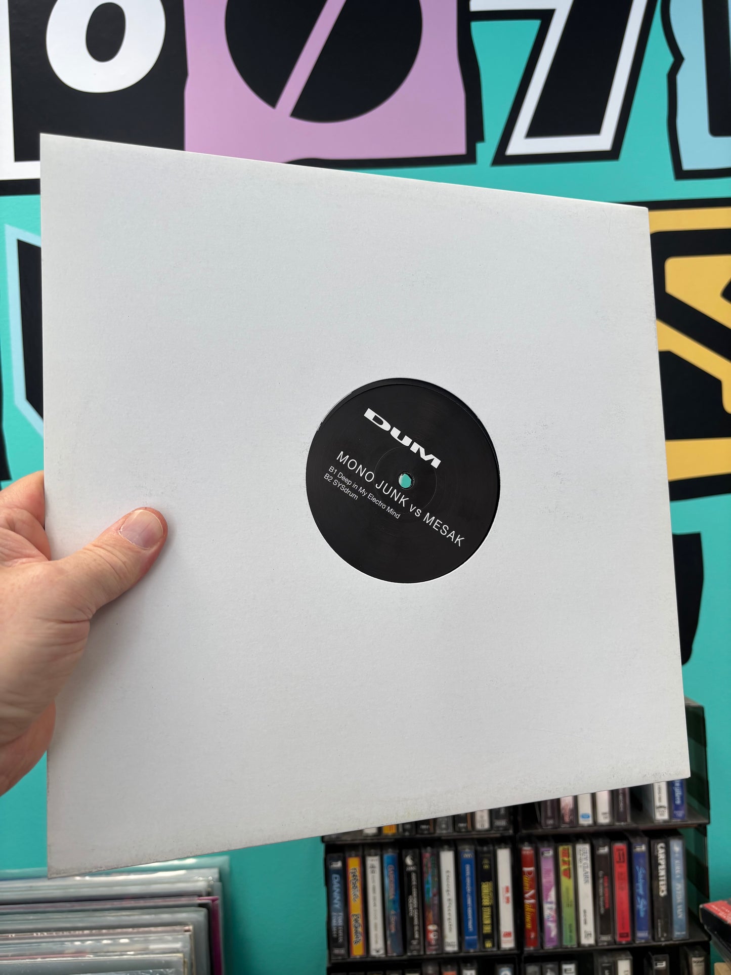 Mono Junk vs Mesak: Deep In My Mind, 12inch, 1st pressing, Only official pressing, Dum Records, Finland 2016