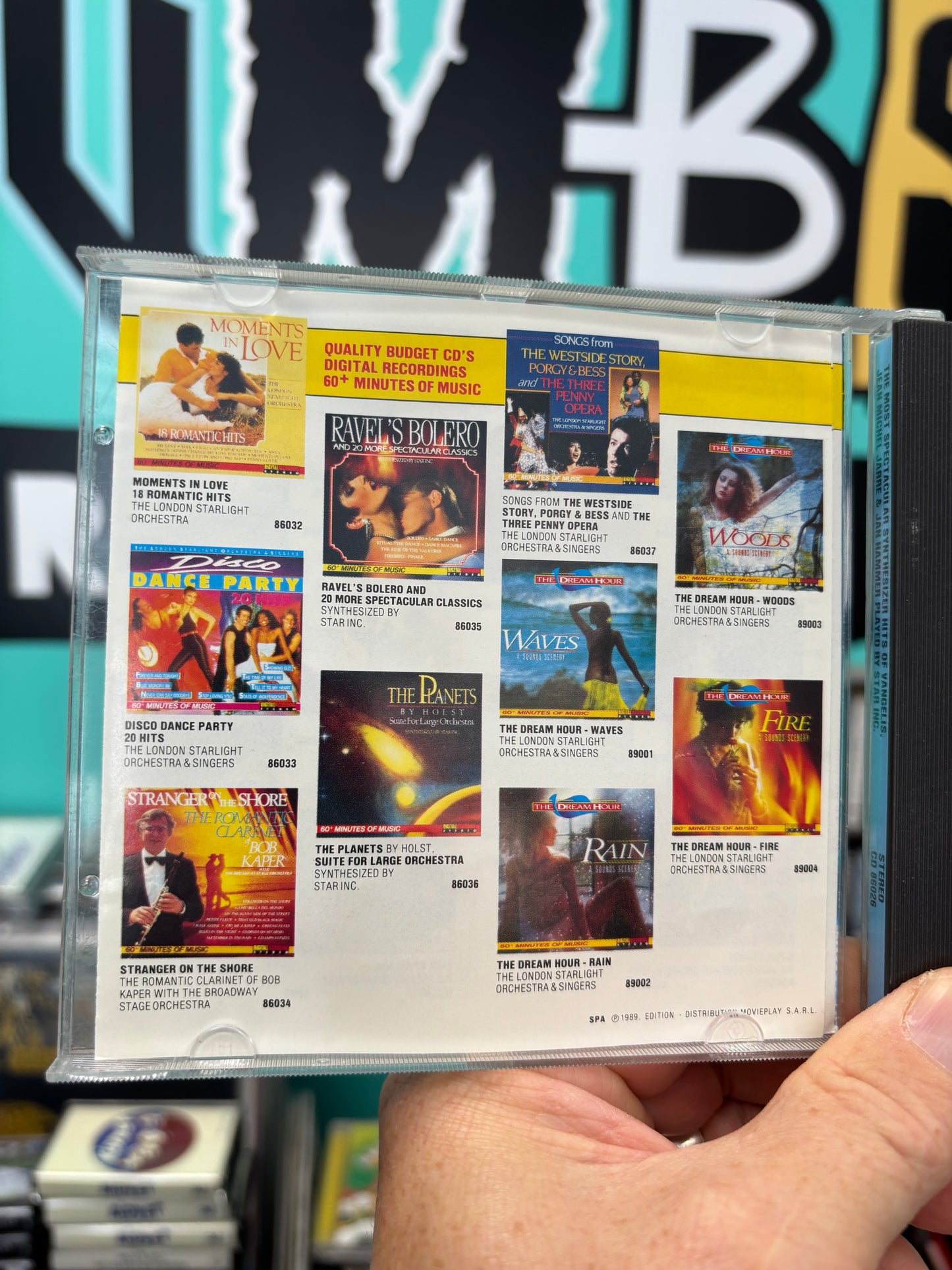 Star Inc. : The Most Spectacular Synthesizer Hits Of Vangelis, Jean Michel Jarre & Jan Hammer, CD, Compilation, Star Inc. Music, Holland 1988