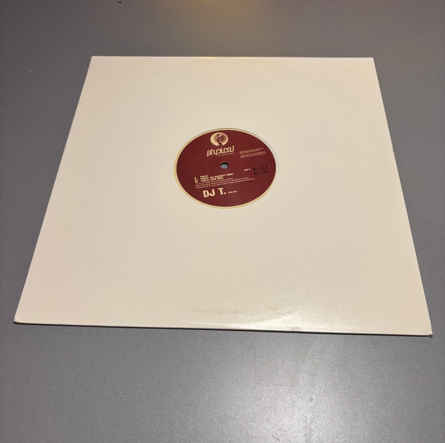 DJ T. : Philly, 12inch, Only pressing, Get Physical Music, Germany 2003