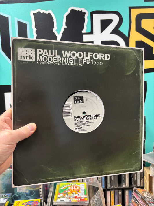 Paul Woolford: Modernist EP #1, 12inch, 1st pressing, Only vinyl pressing, NRK Sound Division, UK 2006