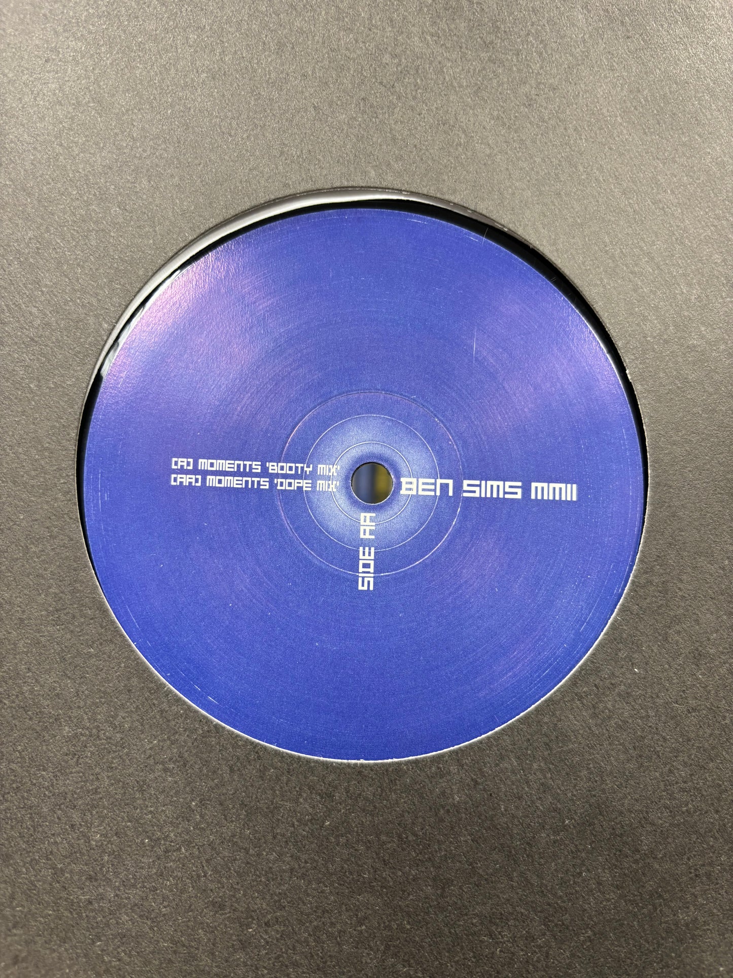 Ben Sims MMII: Hardgroove Special Edition 003, 12inch, Only official pressing, Hardgroove, UK 2003