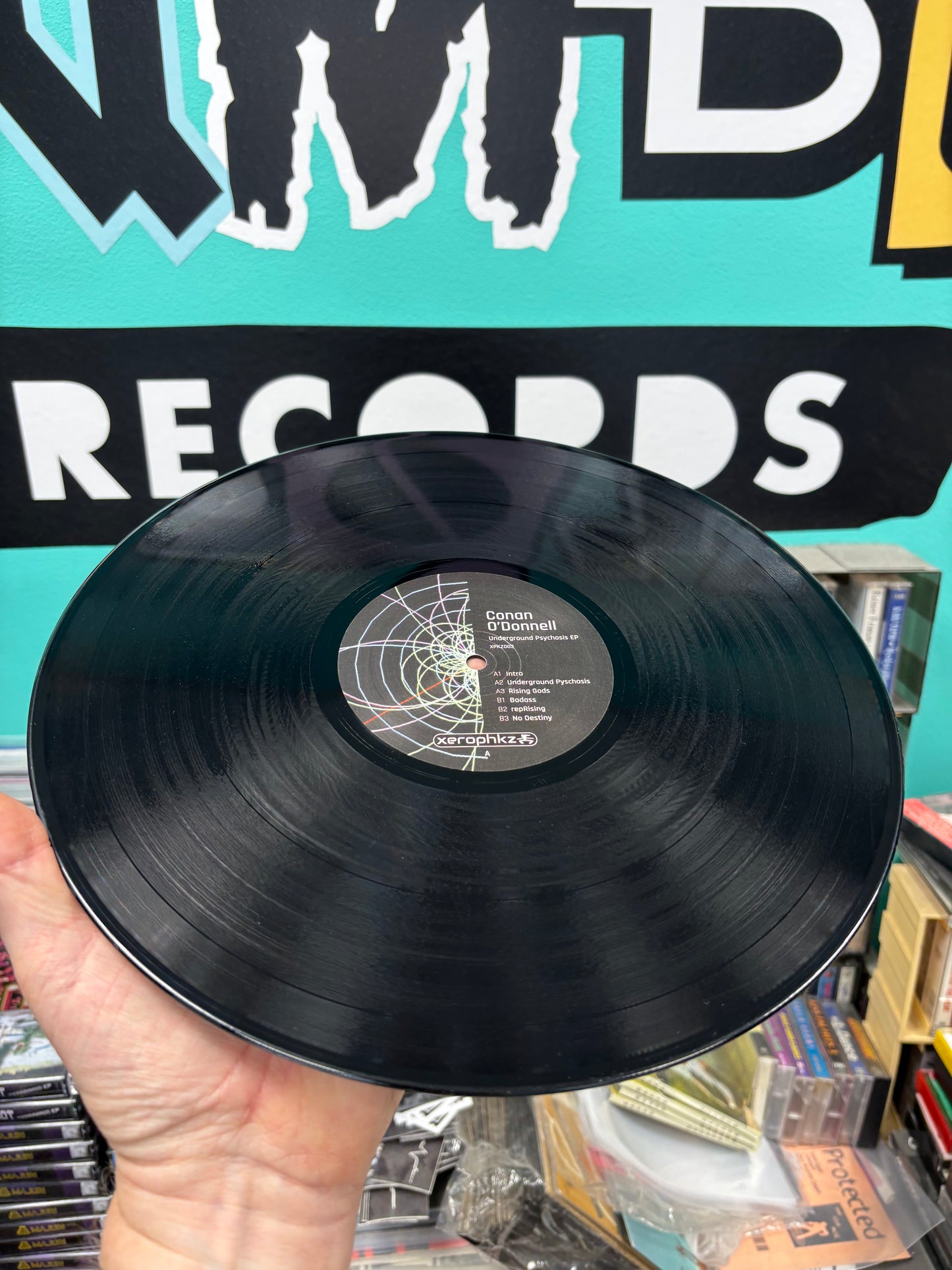 Conan O’Donnell: Underground Psychosis EP, 12inch, Only pressing, xerophkz, Ireland 2017
