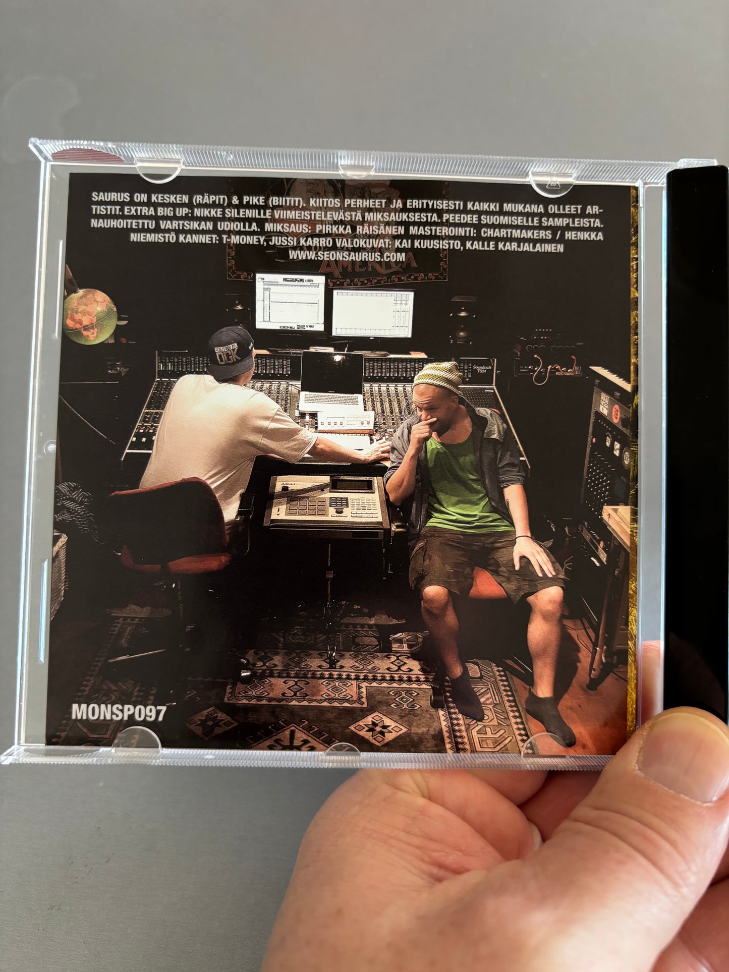 Saurus: Elossa, CD, Only pressing, Monsp Records, Finland 2011