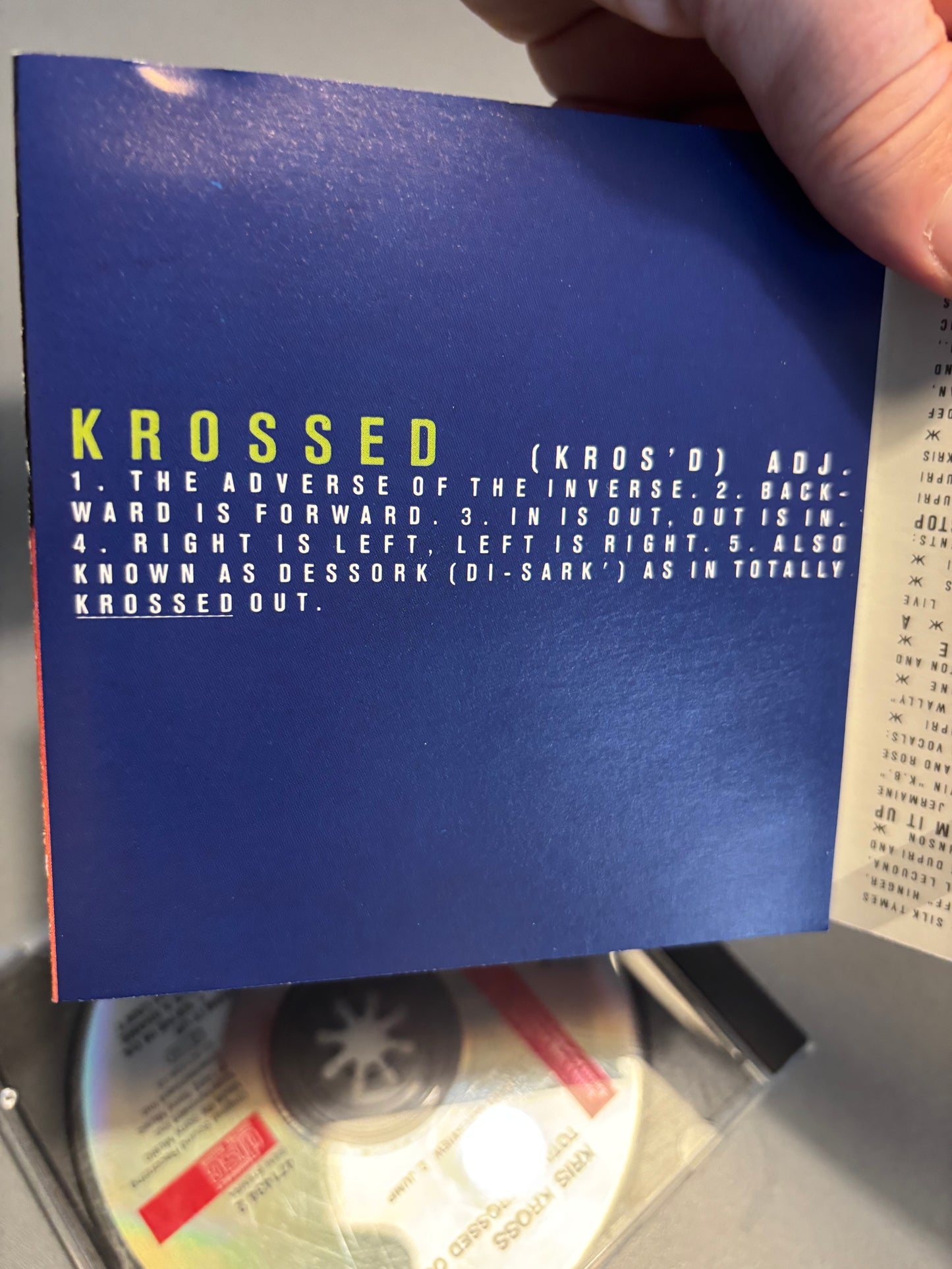 Kriss Kross: Totally Krossed Out, CD, Columbia, Ruffhouse Records, Europe 1992