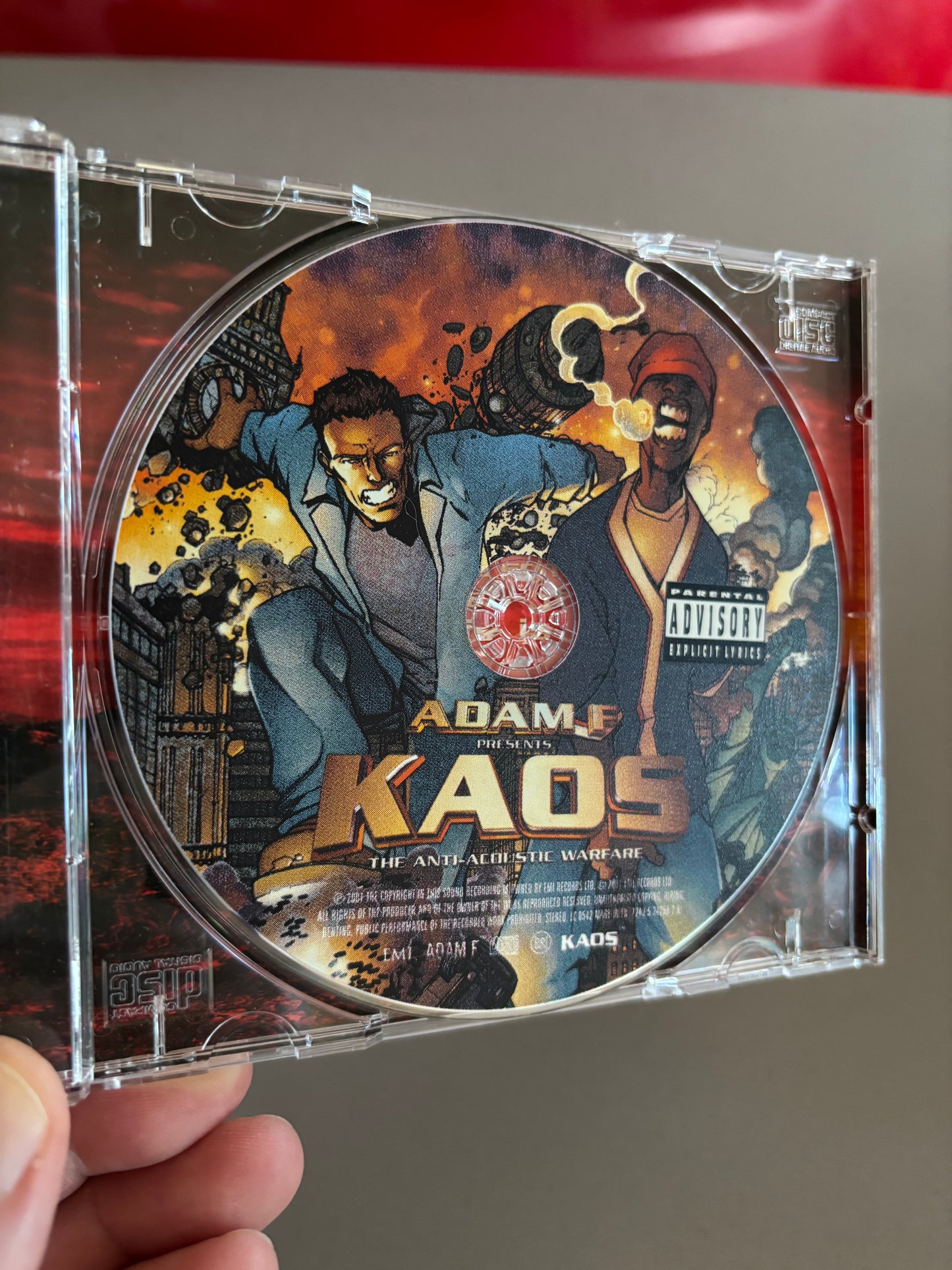 Adam F presents: Kaos: The Anti-Acoustic Warfare, CD, EMI, Europe 2001