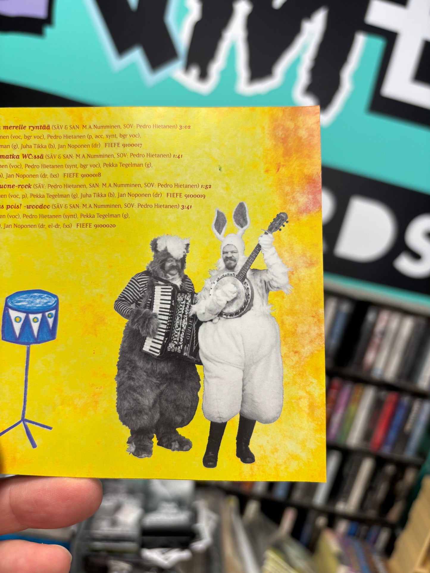 M.A. Numminen: Valtava jänis - Gommin ja Pommin kaikki seikkailut, 2CD, Only pressing, compilation, remastered, EMI Finland, Finland 2002