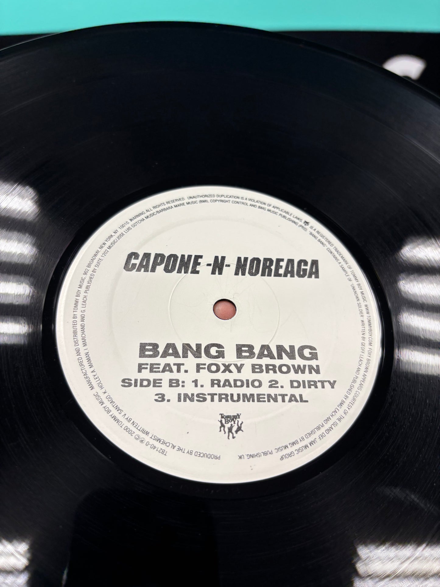 Capone -N- Noreaga: Phone Time/Bang Bang, 12inch, 1st pressing, Only official vinyl pressing, Tommy Boy, US 2000