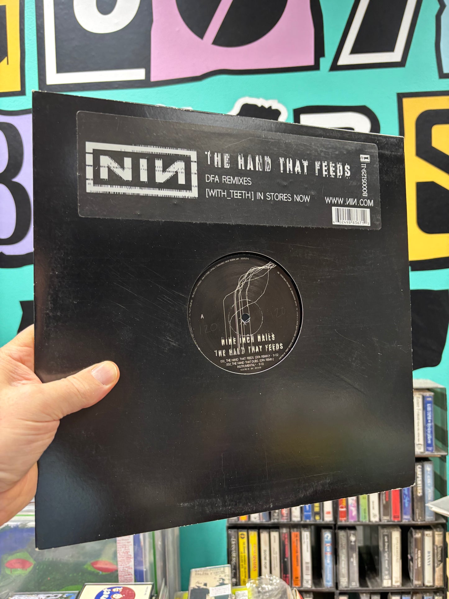 Nine Inch Nails: The Hand That Feeds (DFA Remixes), 12inch, Only pressing, Interscope Records, US 2005