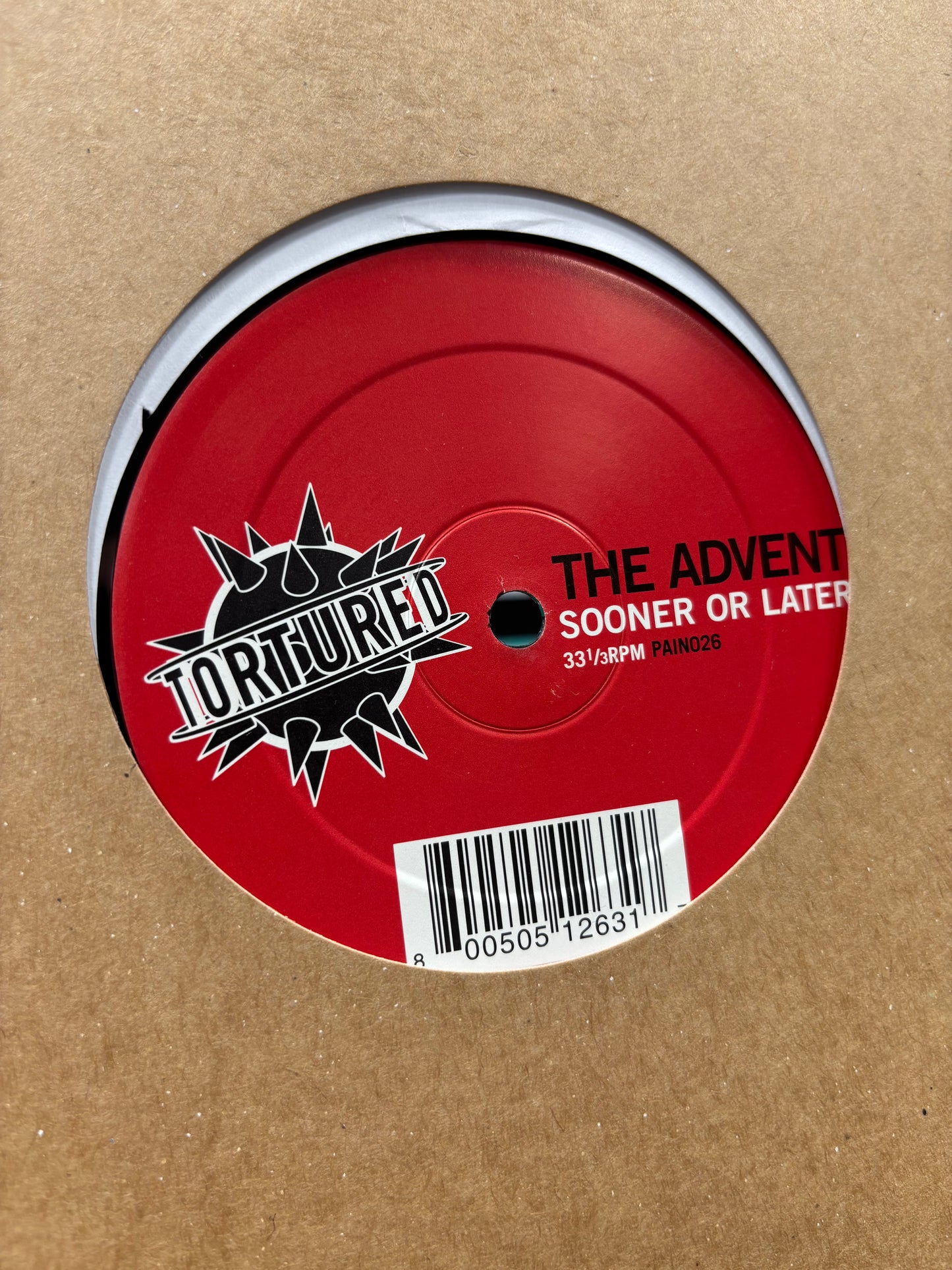 The Advent: Sooner Or Later, 12inch, Only official pressing, Tortured Records, UK 2002