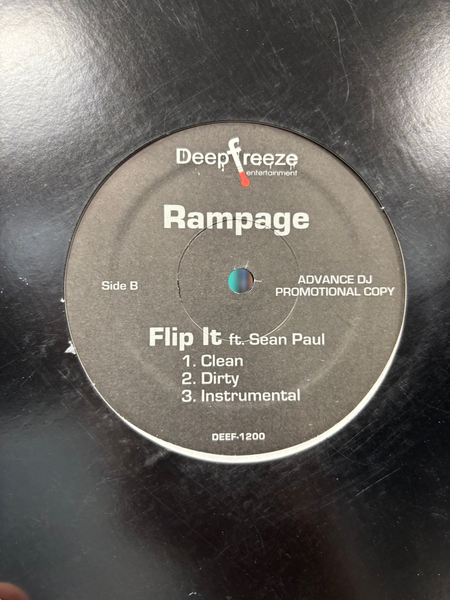 Rampage: Ambush/Flip It, 12inch, Only pressing, Promo, Deep Freeze Entertainment, US 2007