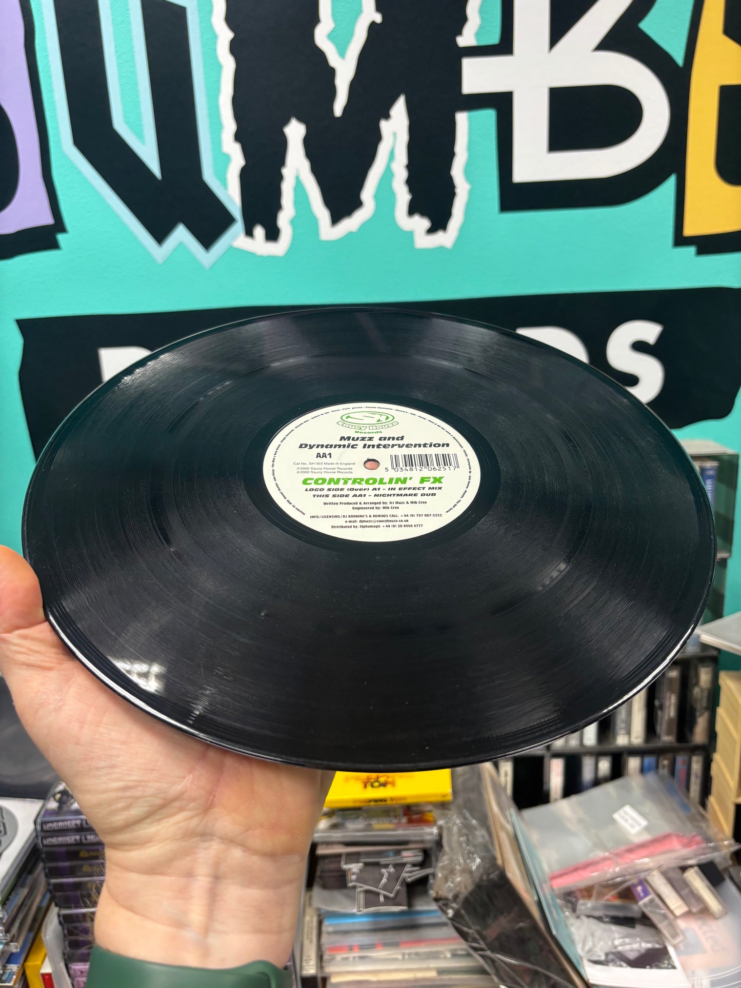 Muzz and Dynamic Intervention: Controlin’ FX, 12inch, Only pressing, Saucy Records, UK 2000