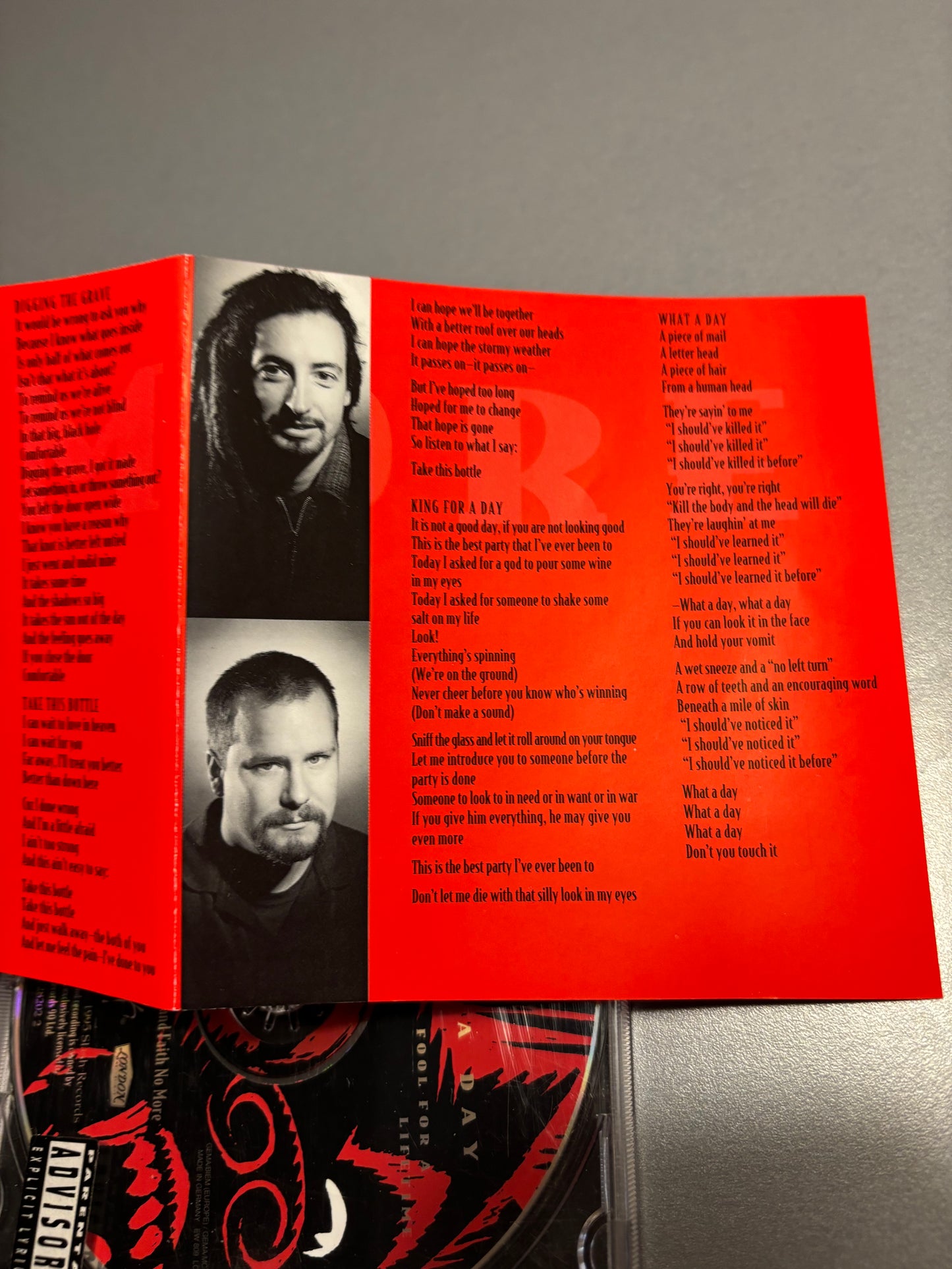 Faith No More: King For A Day Fool For A Lifetime, CD, reissue, Warner Bros. Records, Slash, UK & Europe 2003