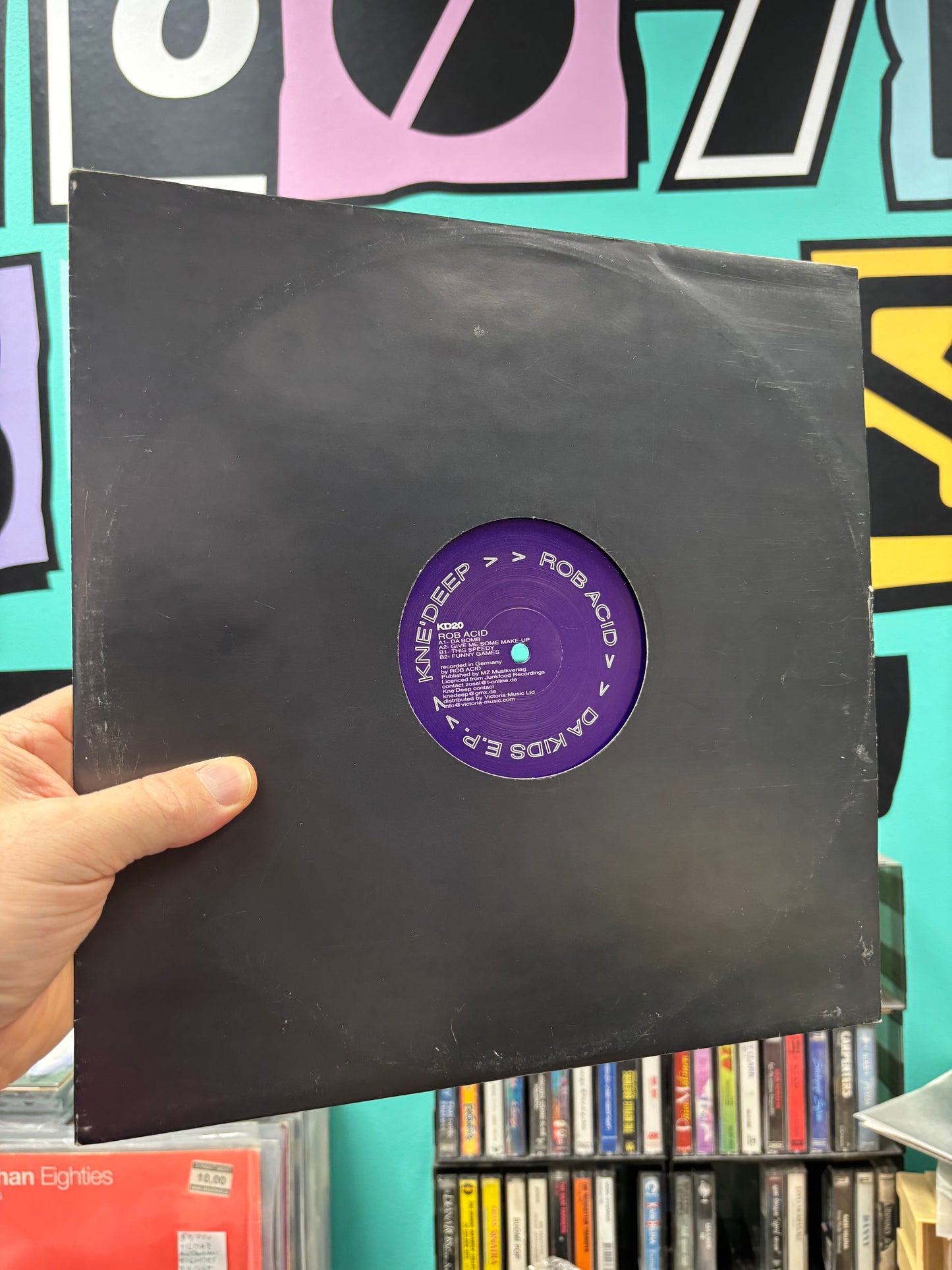 Rob Acid: Da Kids E.P., 12inch, Only official pressing, Kne’ Deep, UK 2002