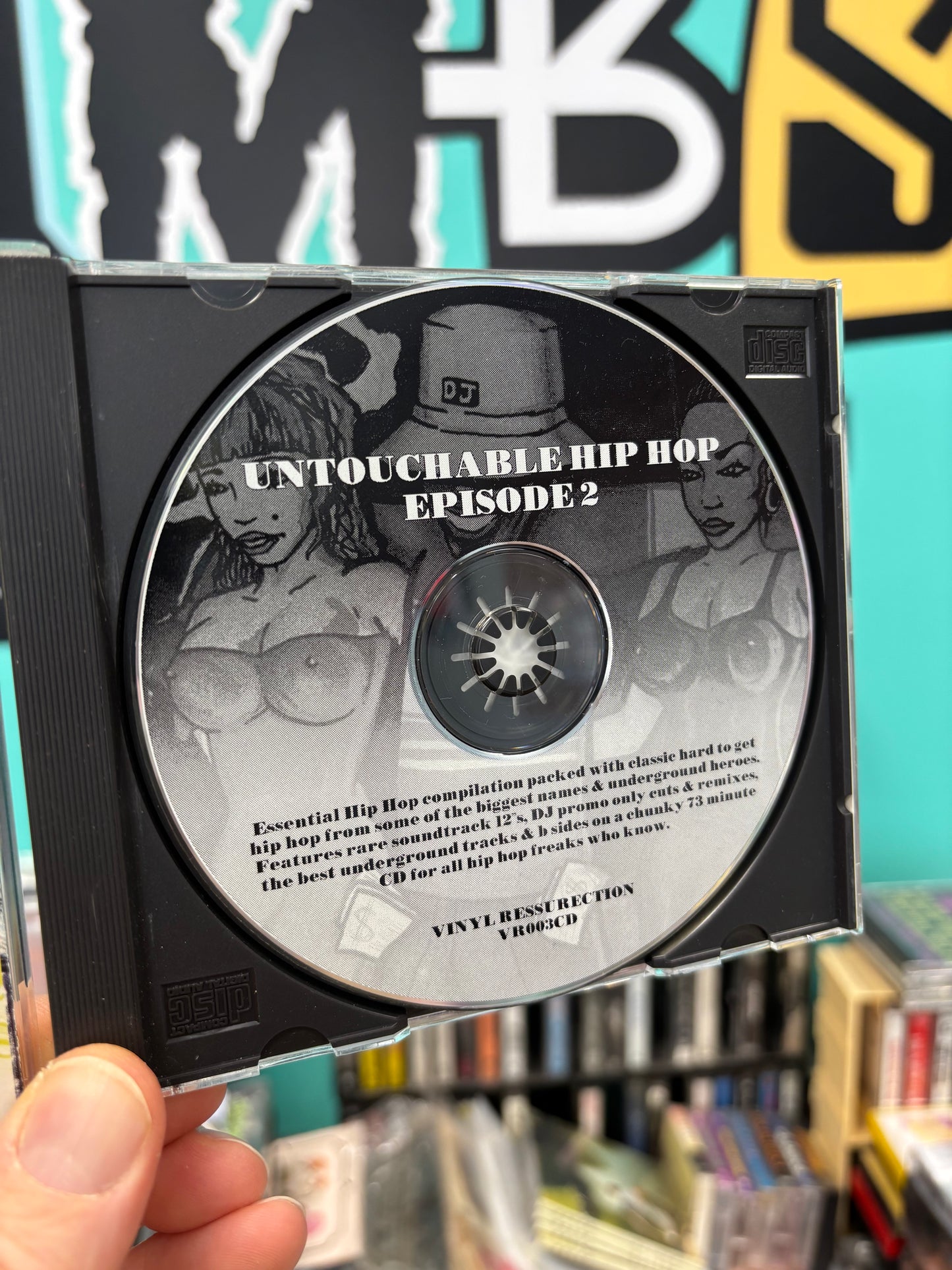 Untouchable Hip Hop - Episode 2, CD, Only CD pressing, compilation, unofficial release, Vinyl Resurrection, UK year?