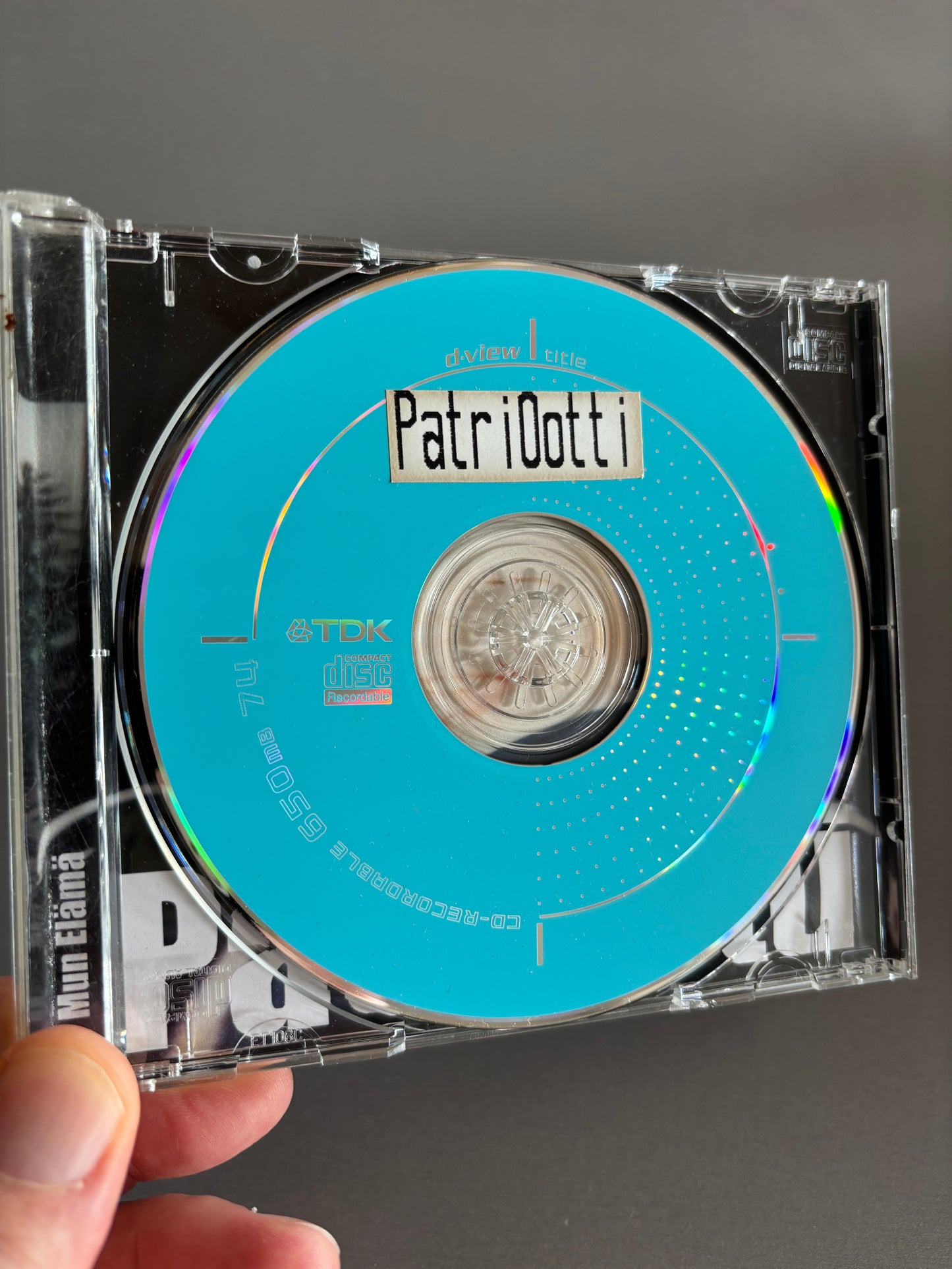 PatriOotti: Mun Elämä, CDr, Only pressing, Area04 Fam Recordings, Finland 2002