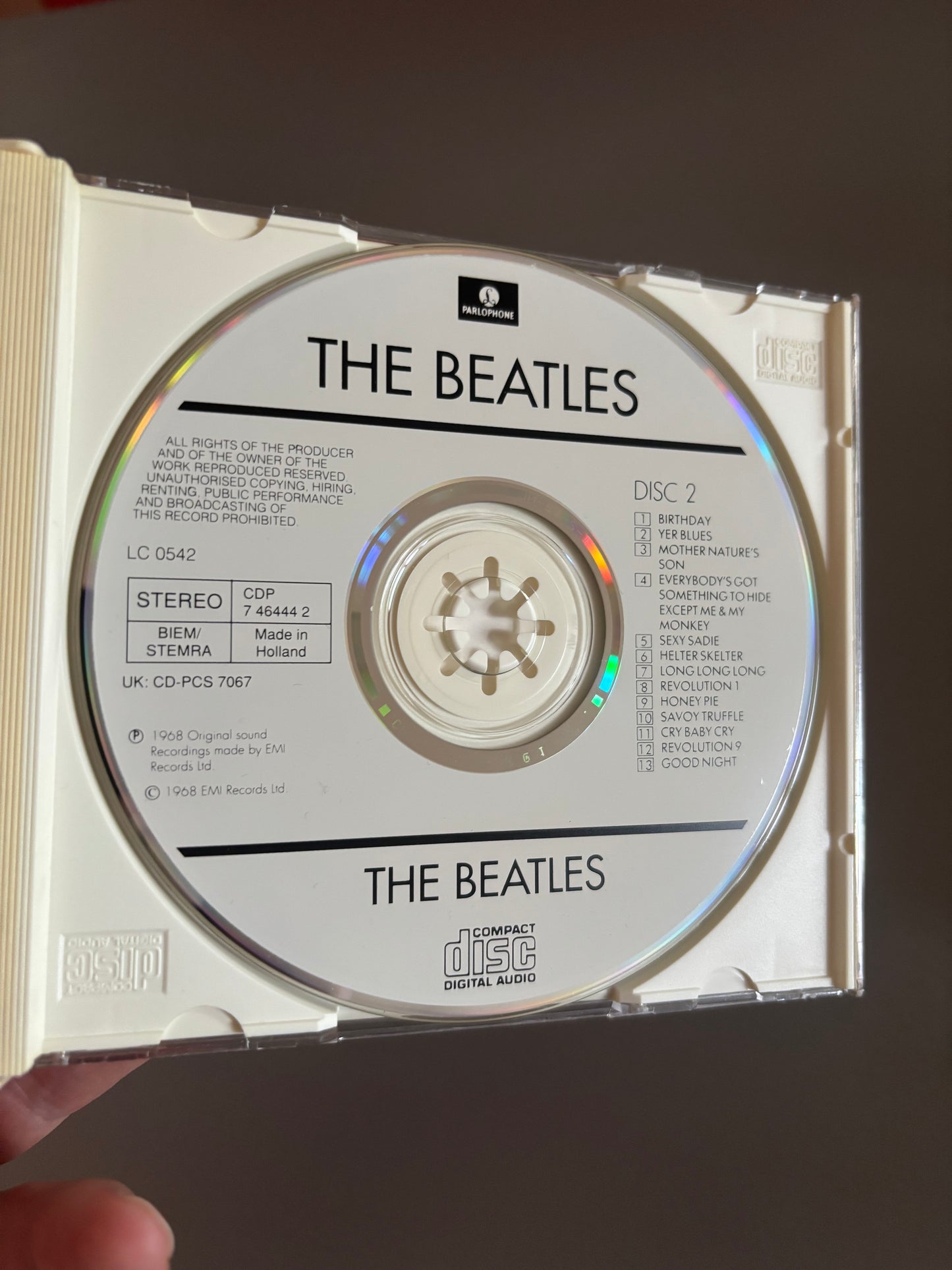 The Beatles: The Beatles (White Album), 2CD, reissue, Fat Box, Booklet, Parlophone, Apple Records, Europe 1994