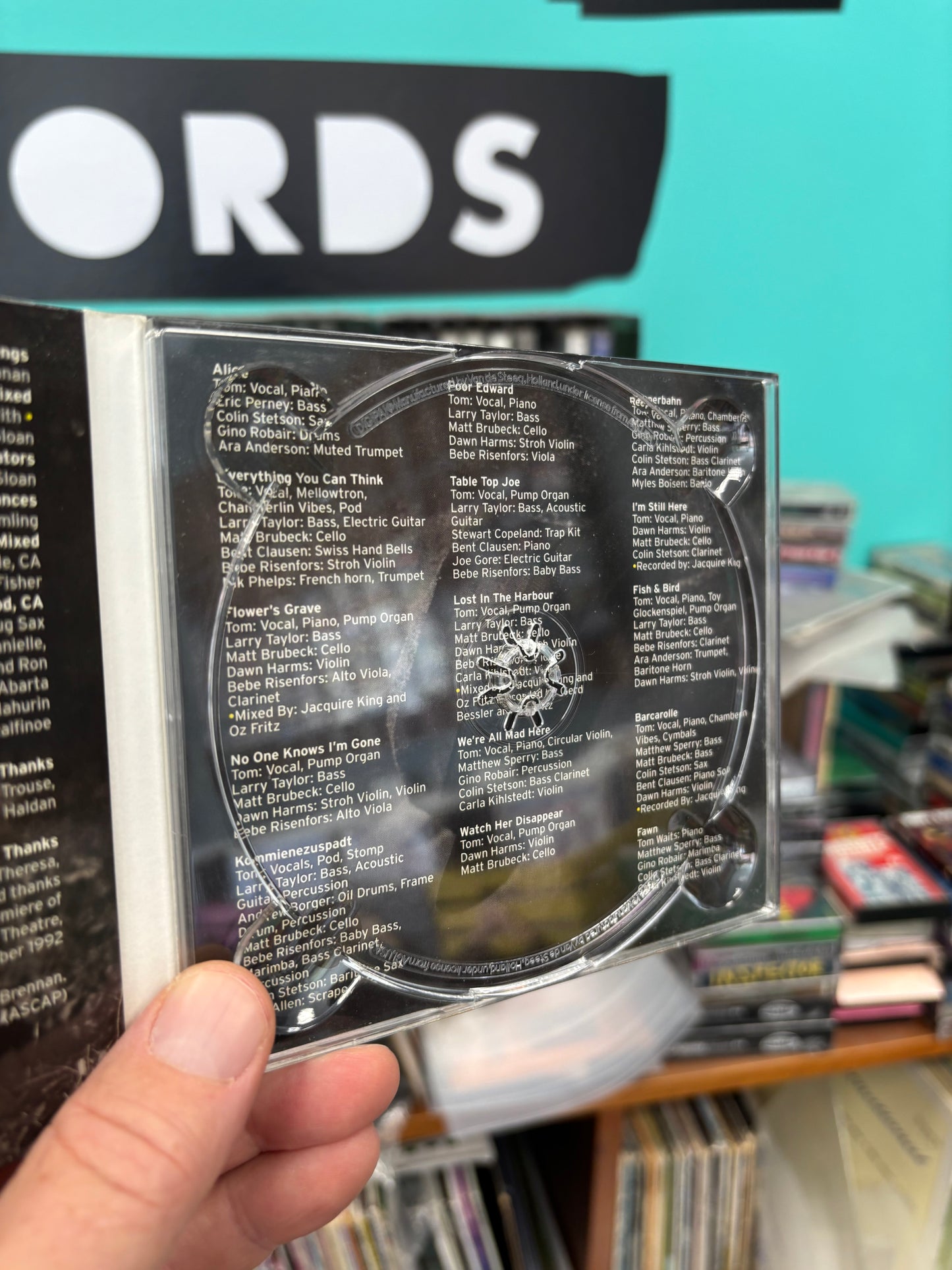 Tom Waits: Alice, CD, Sony DADC, Anti-, Europe 2002