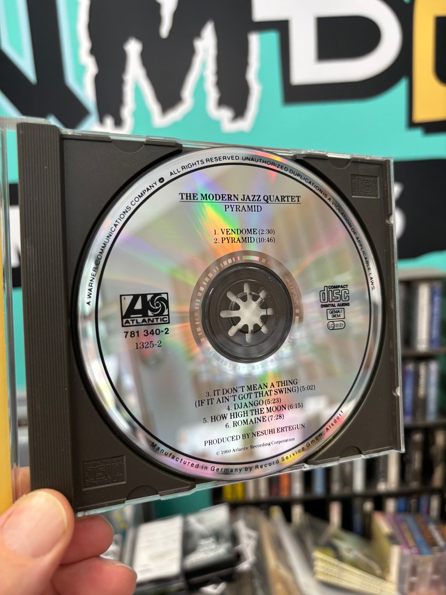 The Modern Jazz Quartet: Pyramid, CD, reissue, remastered, Atlantic, Europe year?
