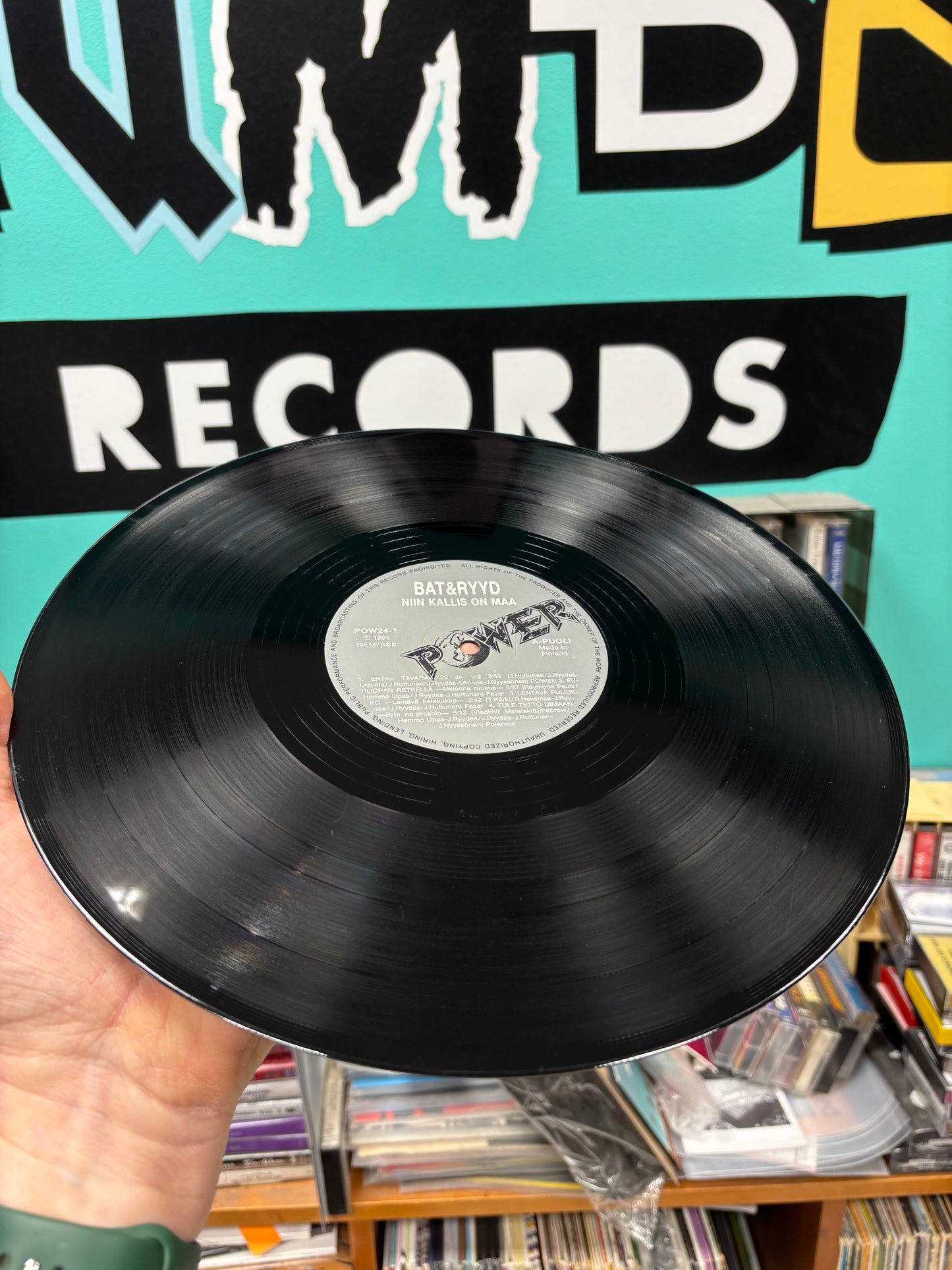 Bat & Ryyd: Niin Kallis On Maa…, LP, Only vinyl pressing, Power, Finland 1991