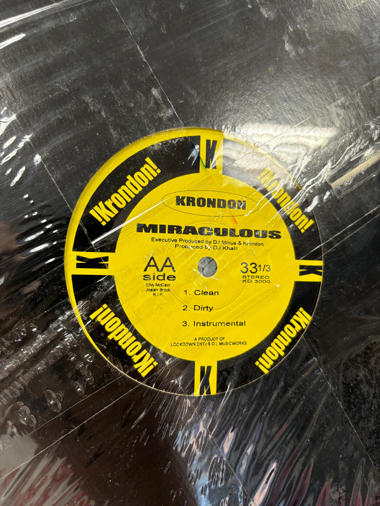 Krondon: Black Gold/Miraculous, 12inch, Lockdown Entertainment, S.O.L. Music Works, US 1999