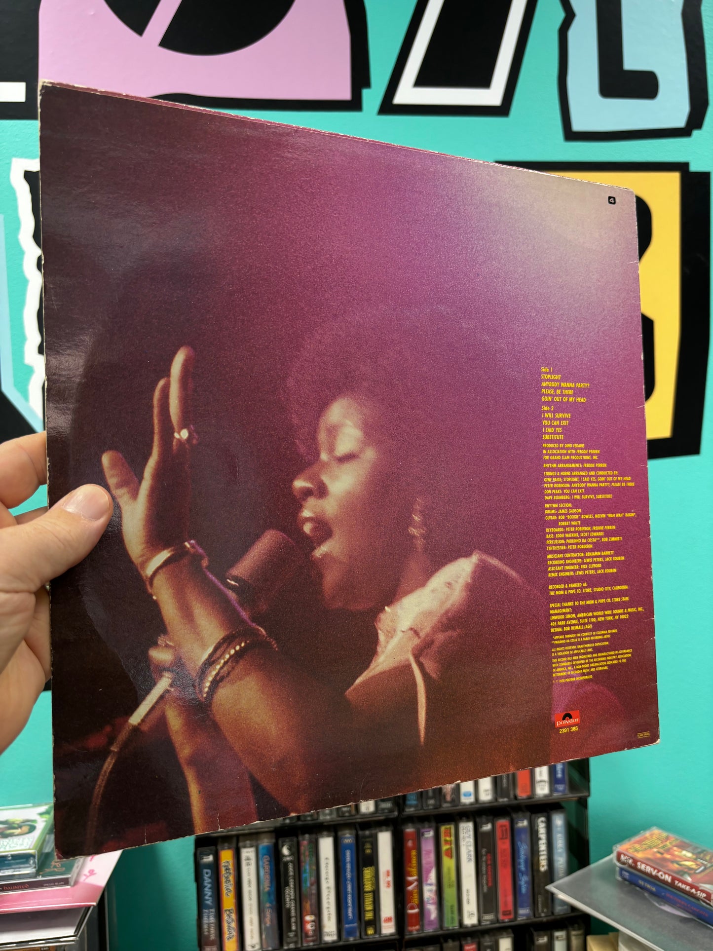 Gloria Gaynor: Love Tracks, LP, reissue, Polydor, Scandinavia 1979