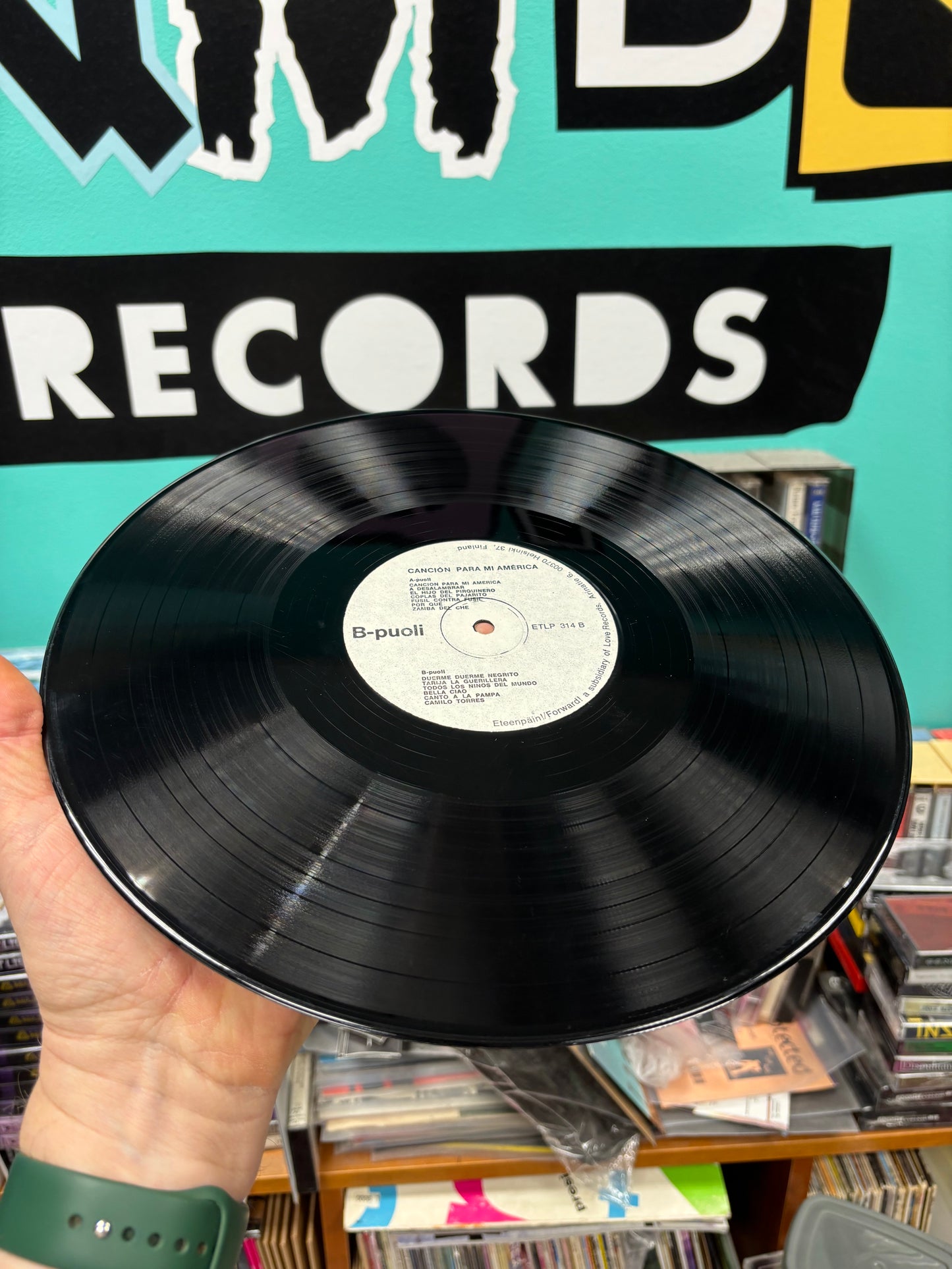 Oroza: Canción Para Mi América, LP, Only pressing, gatefold, Eteenpäin!, Finland 1972