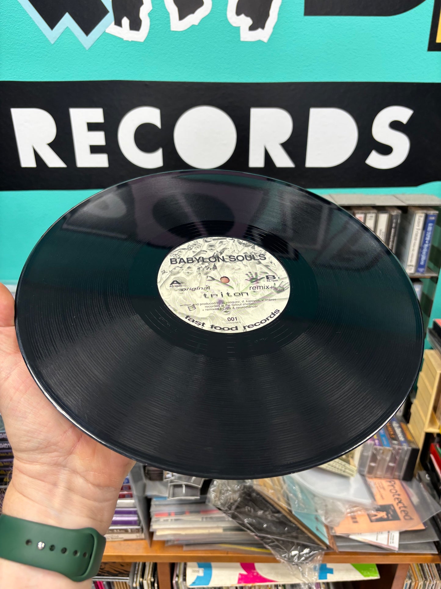 Babylon Souls: Triton, 12inch, Only pressing, Fast Food Records, US 1994