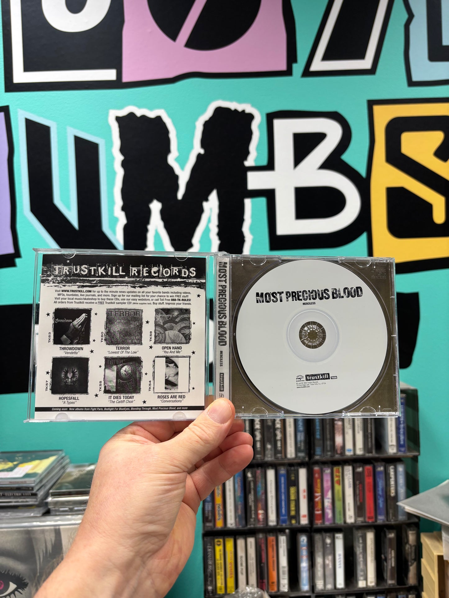 Most Precious Blood: Merikeskus, CD, 1st pressing, Trustkill Records, US 2005