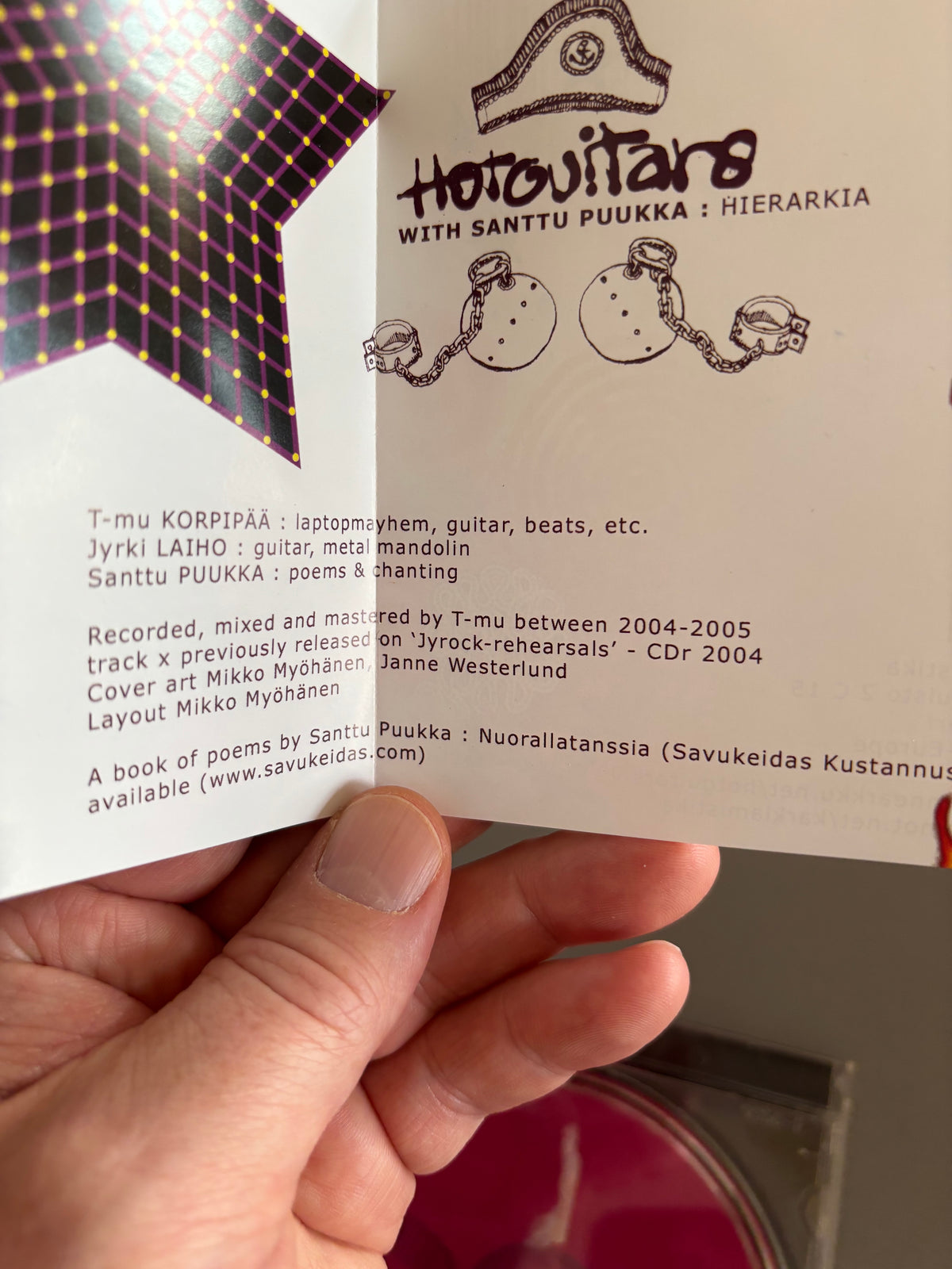 Hotguitars With Santtu Puukka: Hierarkia, CD, Only pressing, Karkia Mistika, Finland 2005