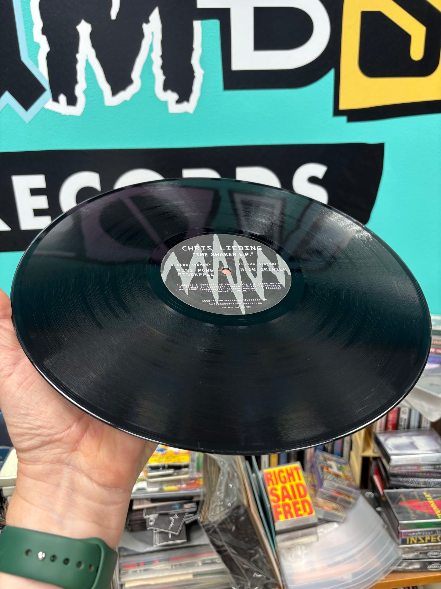 Chris Liebing: The Shaker E.P., 12inch, Only official pressing, Masters Of Disaster, Germany 2002