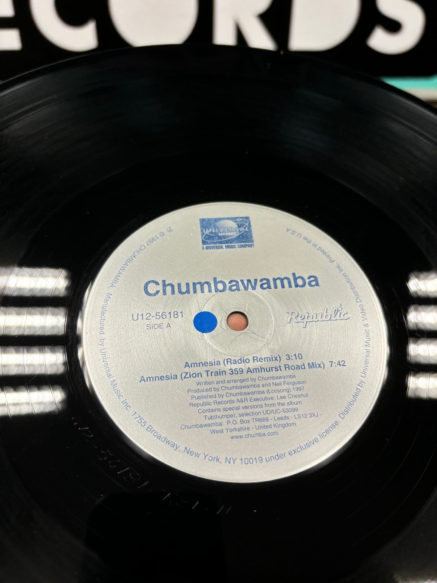 Chumbawamba: Amnesia, 12inch, Republic Records, US 1998