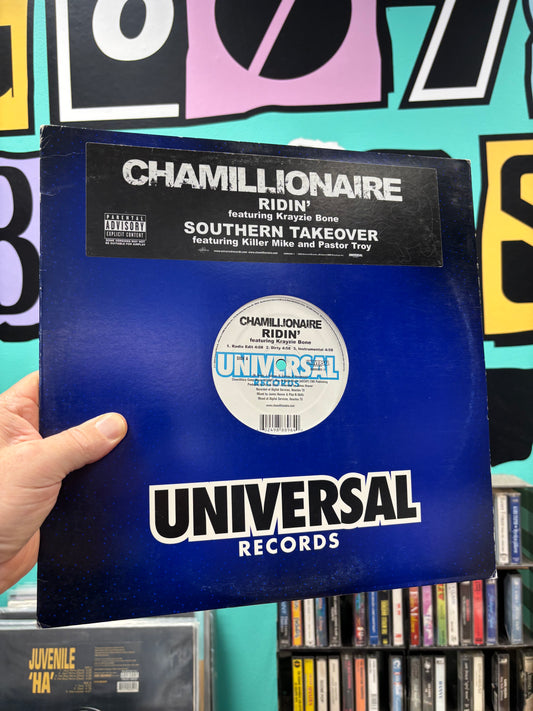 Chamillionaire: Ridin’/Southern Takeover, 12inch, 1st pressing, Only official pressing, Universal Records, US 2005