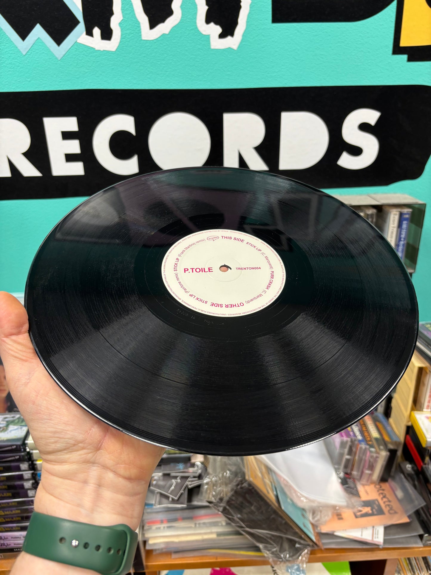 P. Toile: Stick Lip EP, 12inch, Only pressing, Trenton Records, France 2004