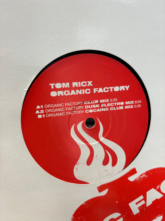 Tom Ricx: Organic Factory, 12inch, Only pressing, Free Music, Germany 2004