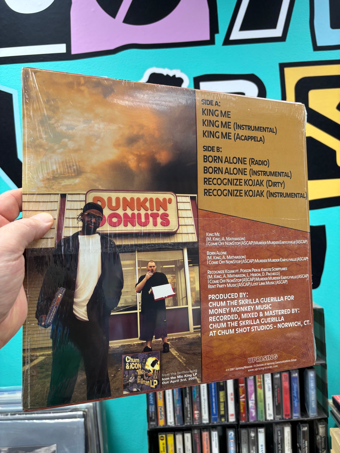 Mike and the Fatman: King Me, 12inch, Only pressing, Uprising Records, US 2007