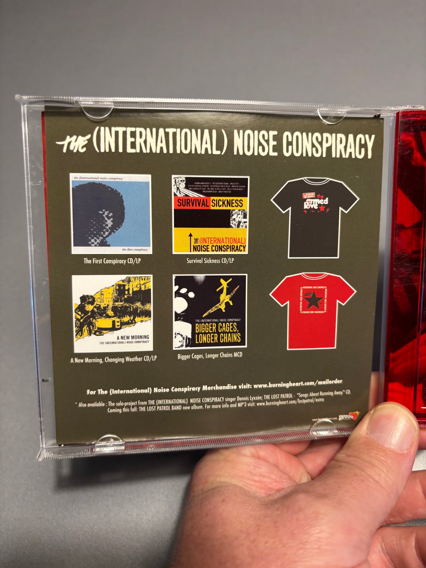 The (International) Noise Conspiracy: Armed Love, CD, Burning Heart Records, Europe 2004