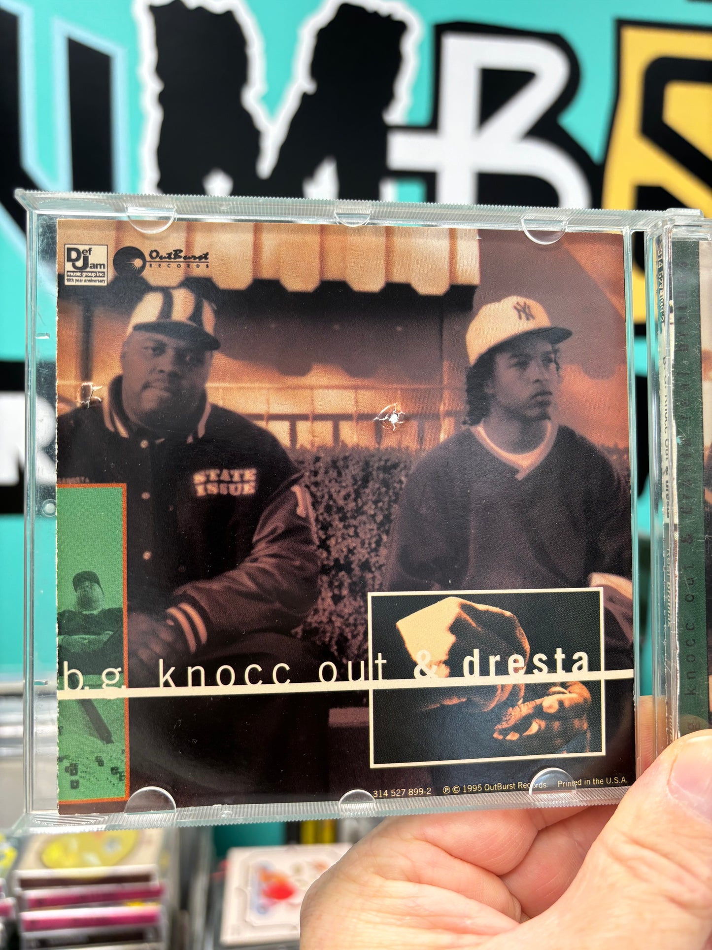 B.G. Knocc Out & Dresta: Real Brothas, CD, OG pressing, Outburst Records, US 1995