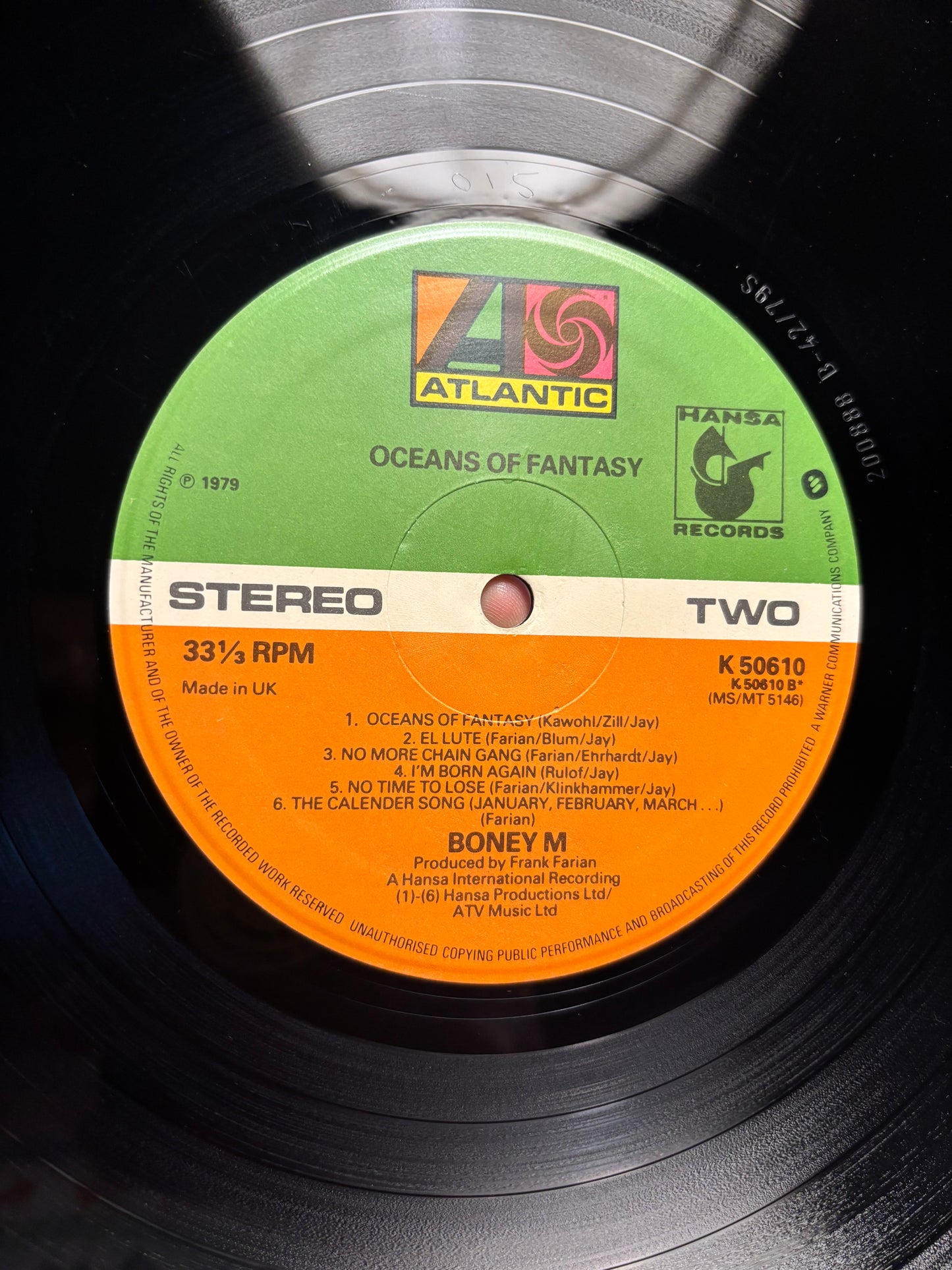 Boney M. : Oceans Of Fantasy, LP, Gatefold, Atlantic, UK 1979