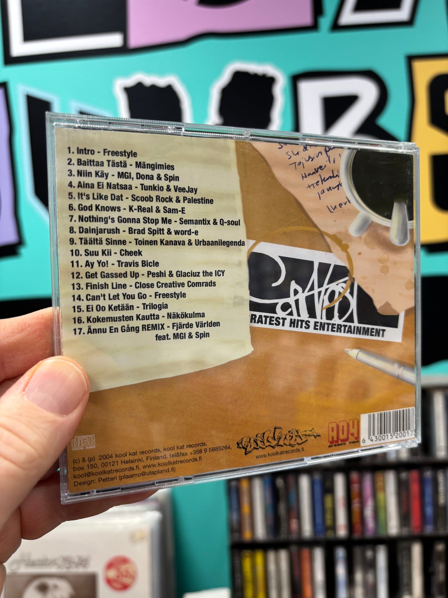 MGI Presents…Cratest Hits, CD, Only pressing, Kool Kat Records, Finland 2004