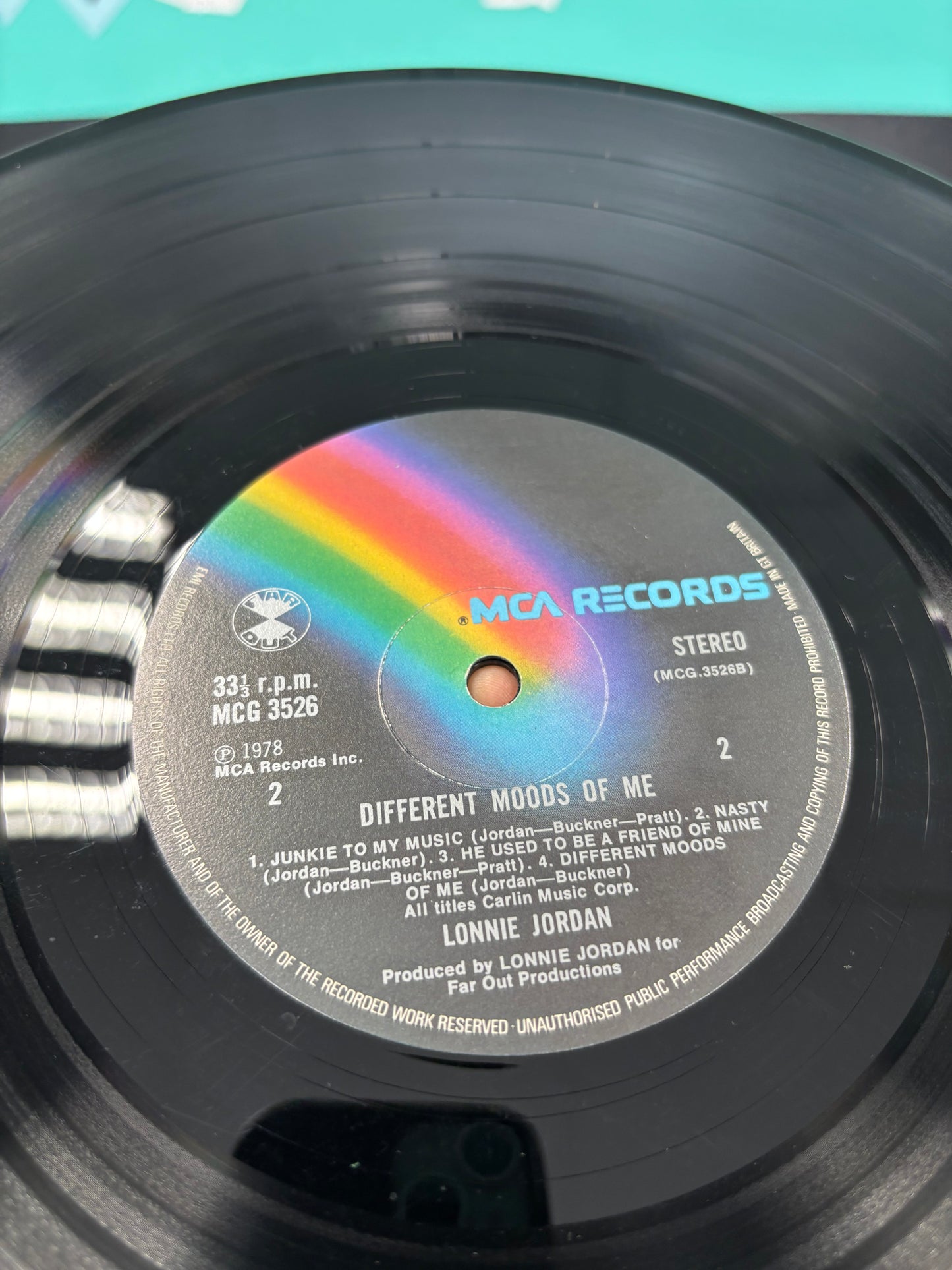 Lonnie Jordan: Different Moods Of Me, LP, gatefold, MCA Records, UK 1978