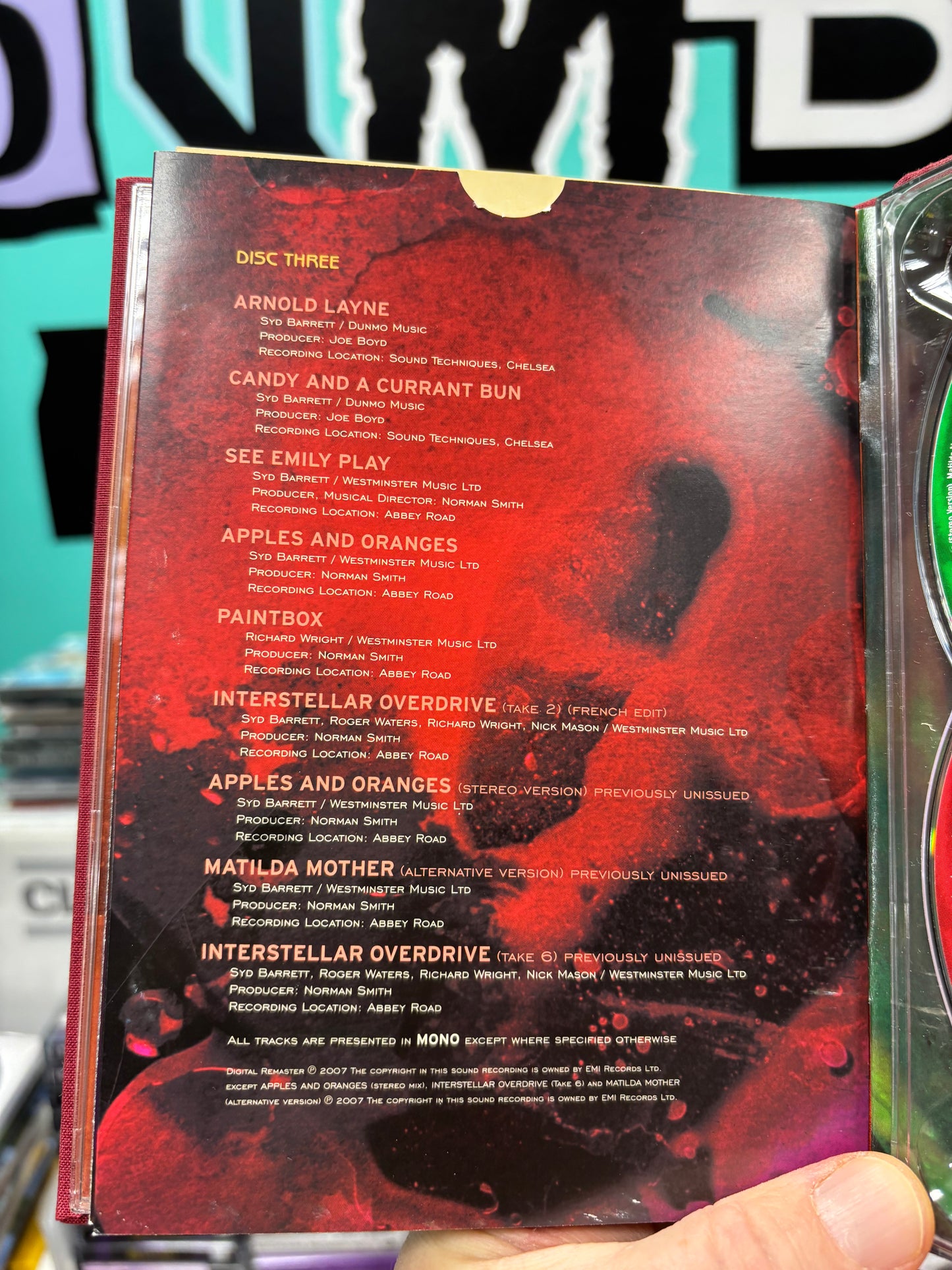 Pink Floyd: The Piper At The Gates Of Dawn, 3CD, Box Set, reissue, remastered, Limited Edition, 40th Anniversary Deluxe Edition, Mono, Stereo, EMI, Europe 2007