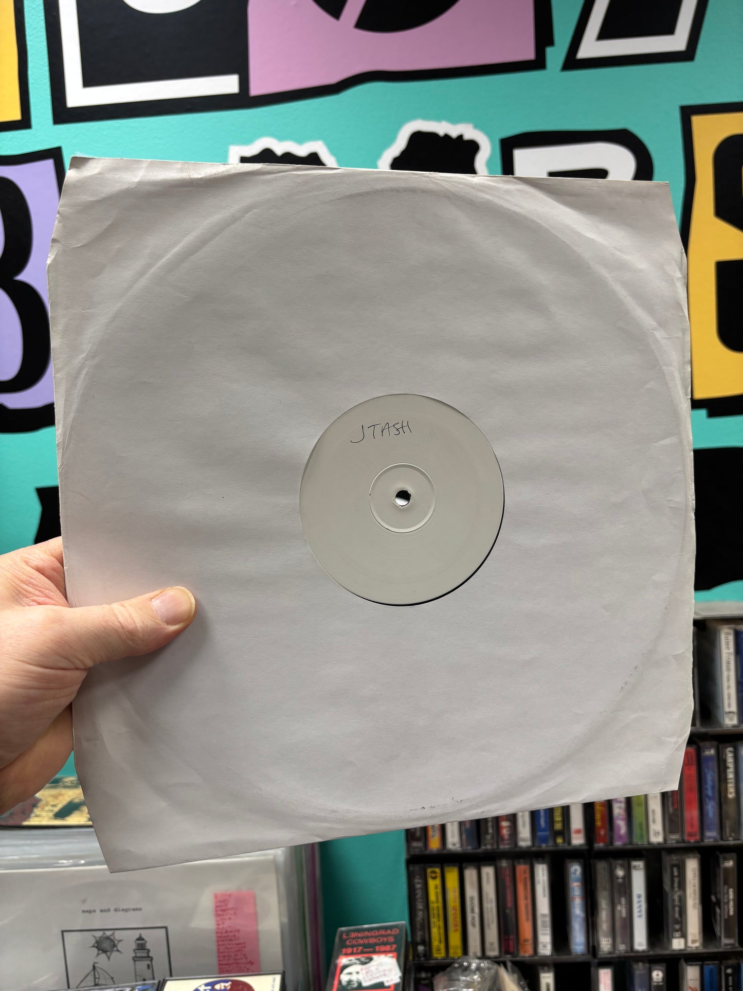 J Tash, 12inch, white label, Only pressing?, UK? Germany? 2000’s?