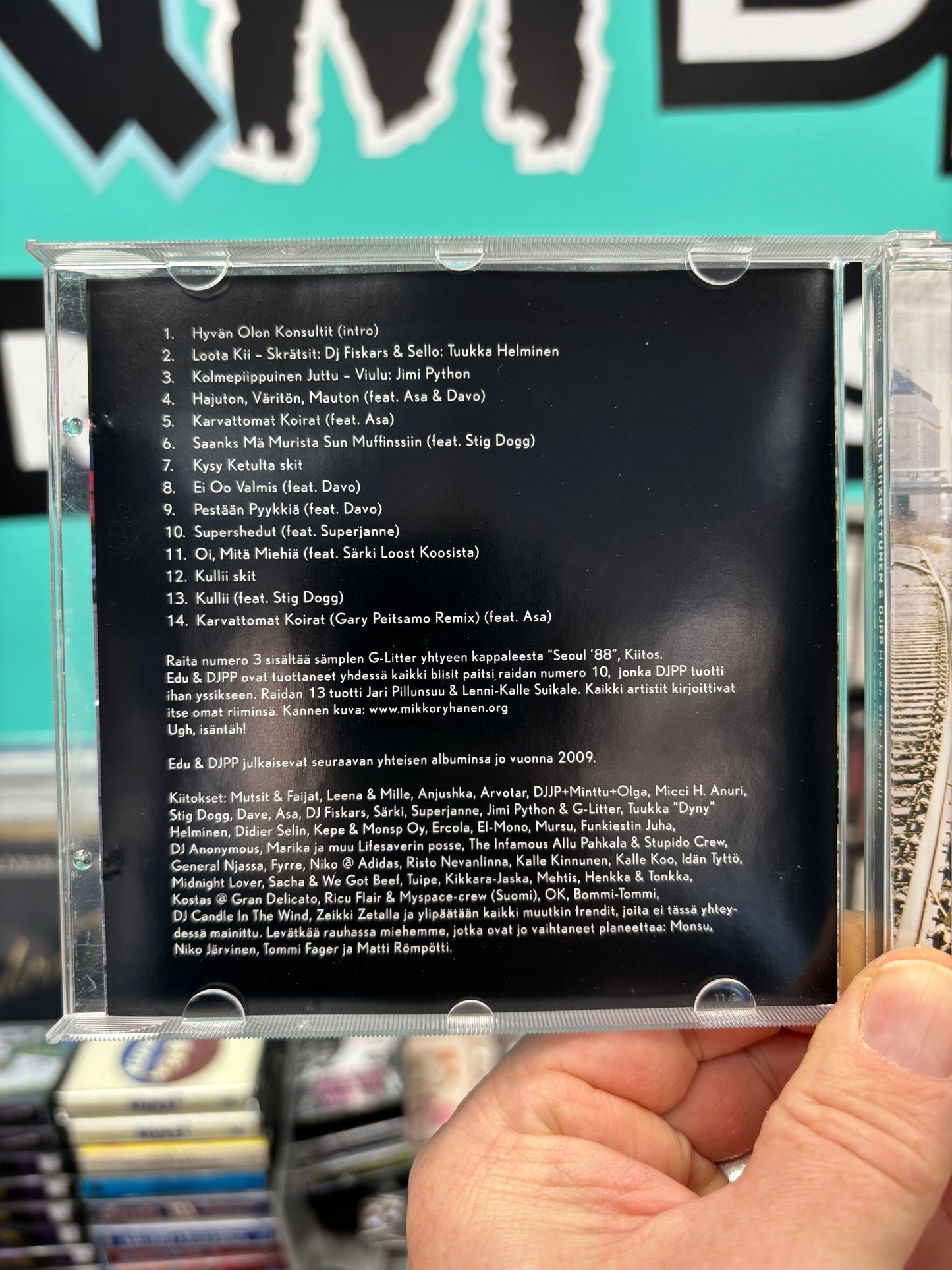 Edu Kehäkettunen & DJPP: Hyvän olon konsultit, CD, Only official CD pressing, Monsp Records, Finland 2008