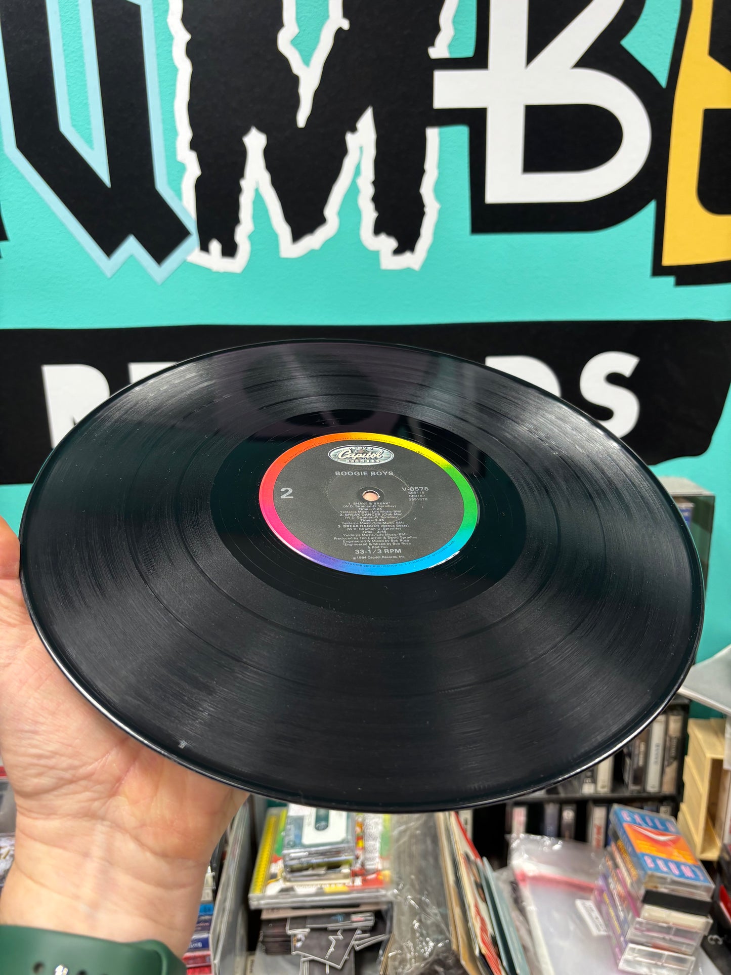 The Boogie Boys: Zodiac/Break Dancer/Shake And Break, 12inch, 1st pressing, Capitol Records, US 1984