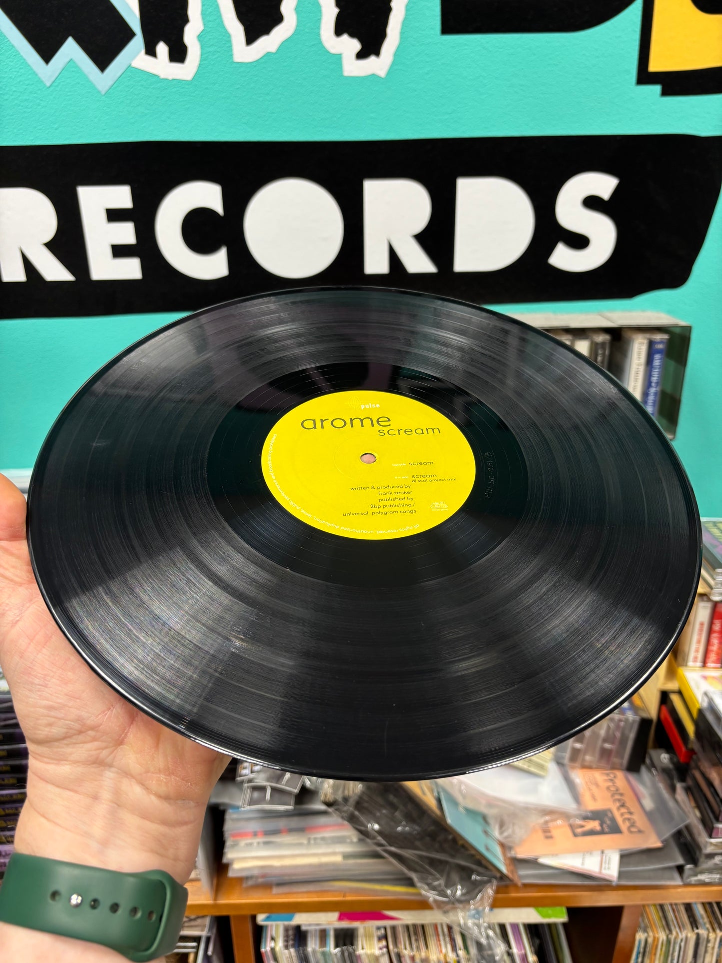 Arome: Scream, 12inch, Only official pressing, Pulse, Germany 2000